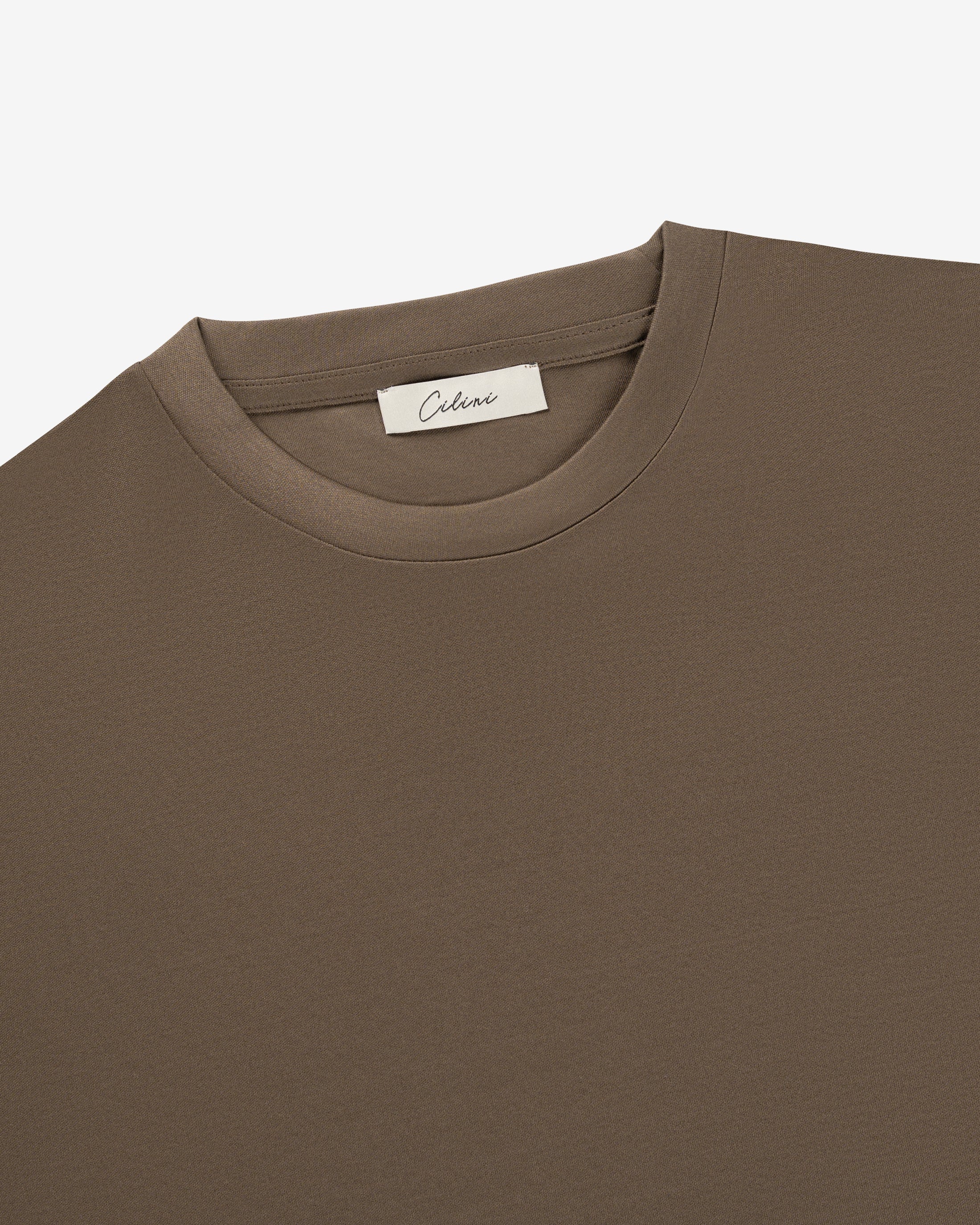 Mercerized Longsleeve - Coffee