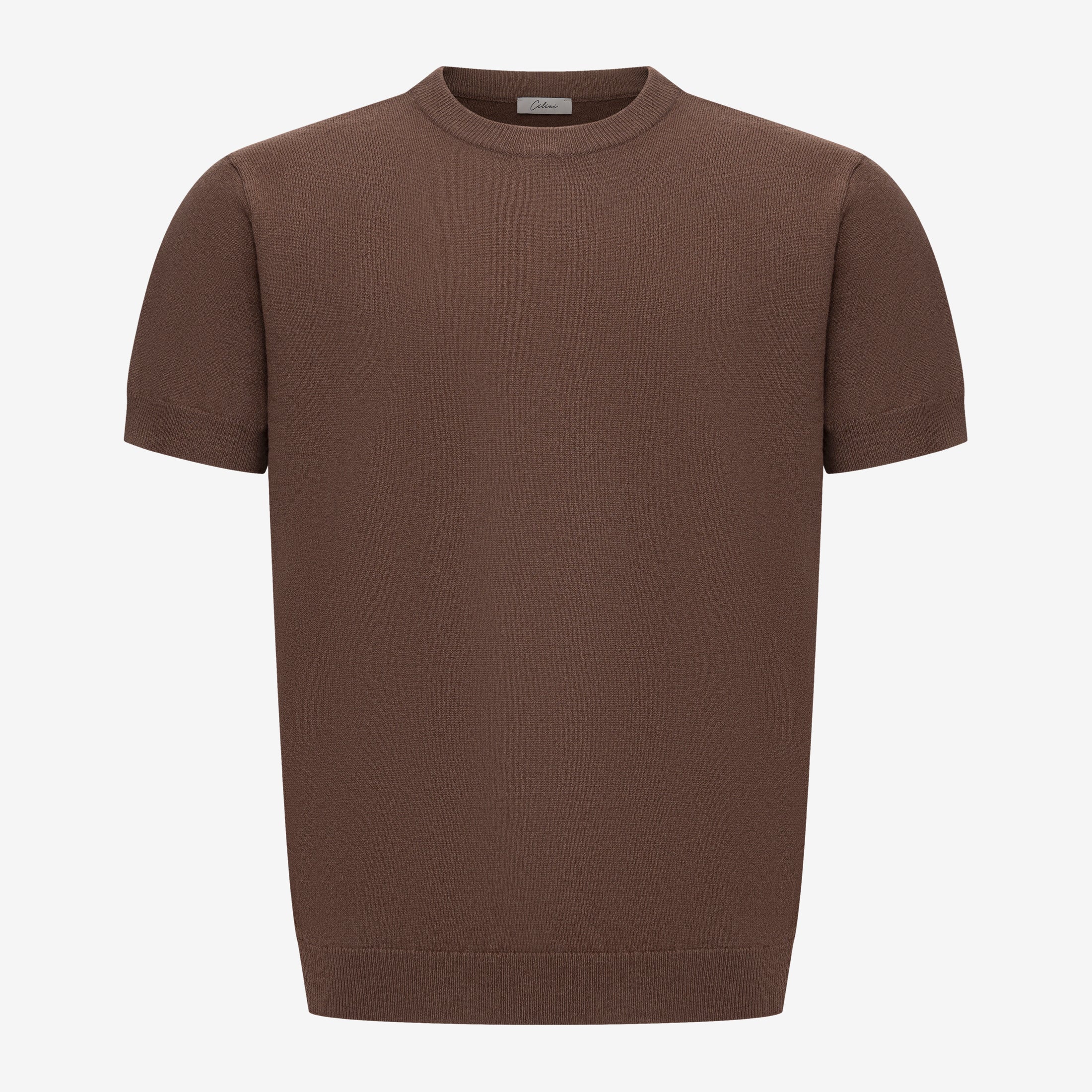Wool Tee - Brown