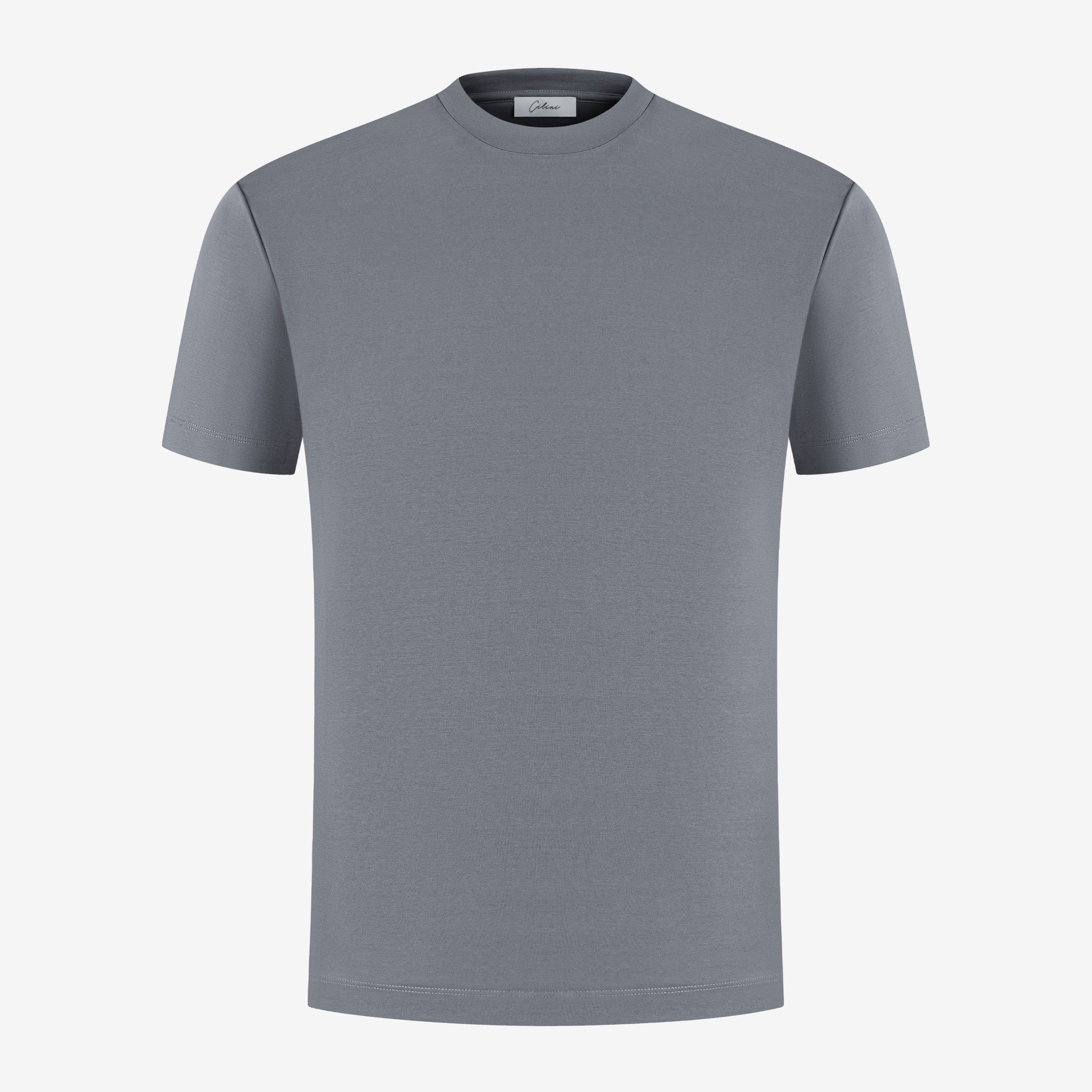 Double Mercerized T-shirt - Light Grey