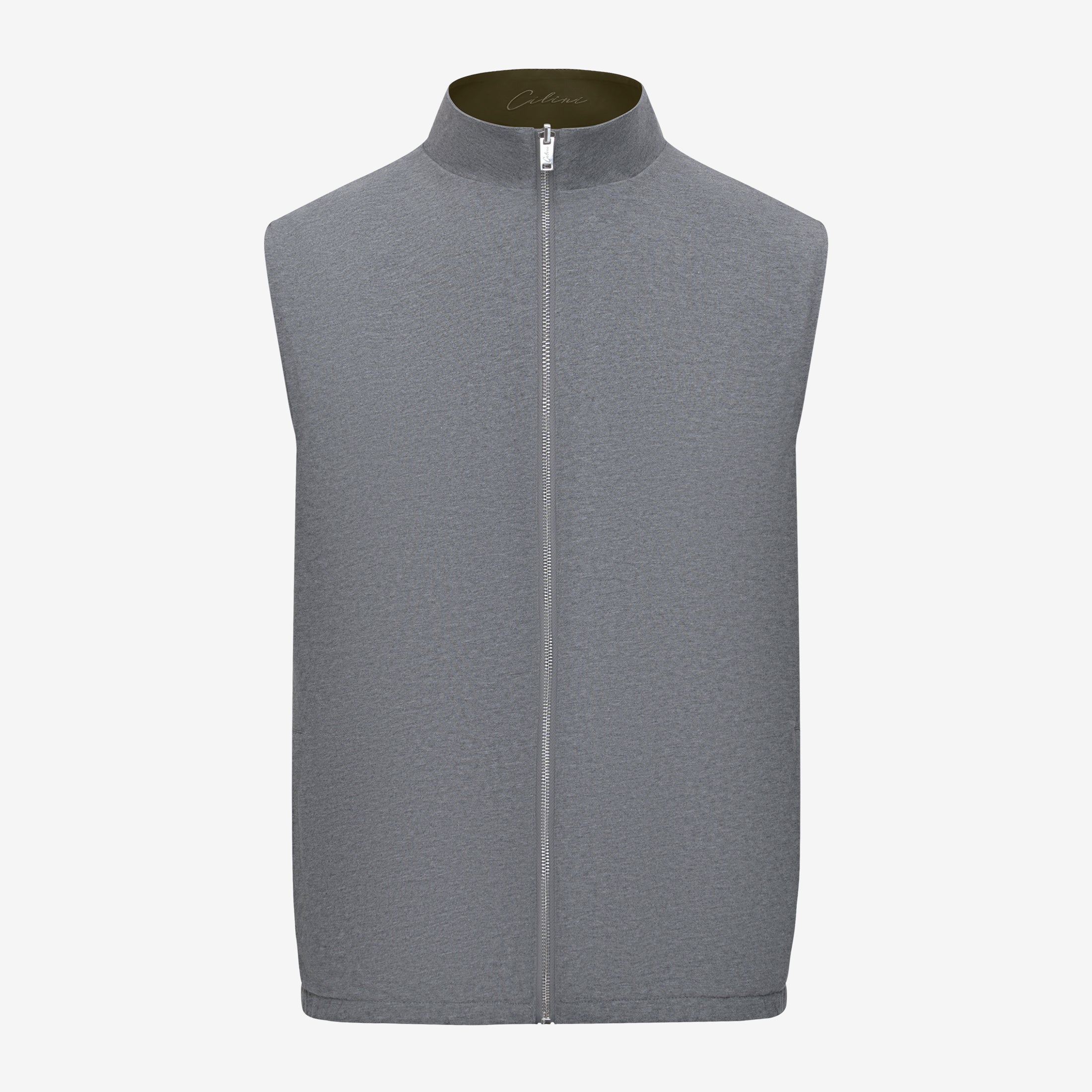Bodywarmer Reversible - Green / Dark Grey