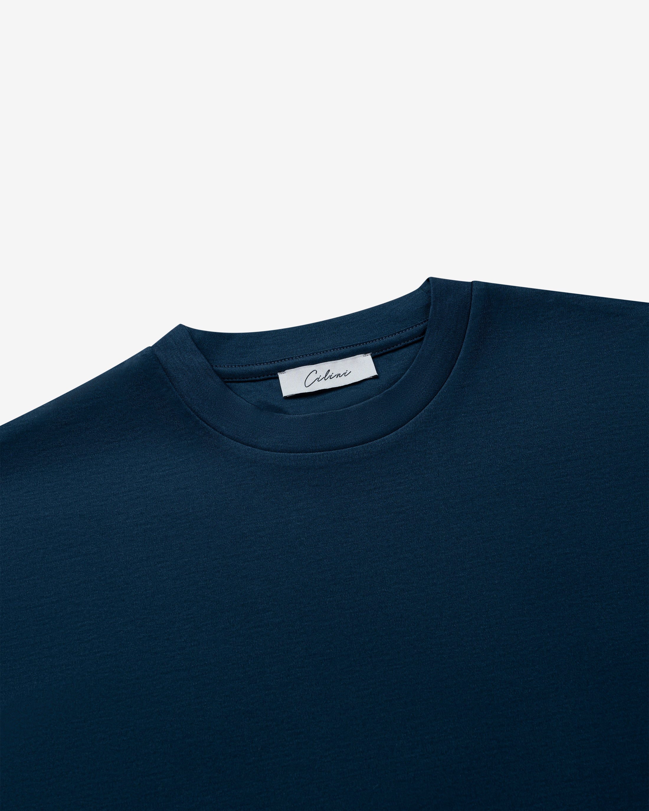Mercerized Supima T-shirt - Navy