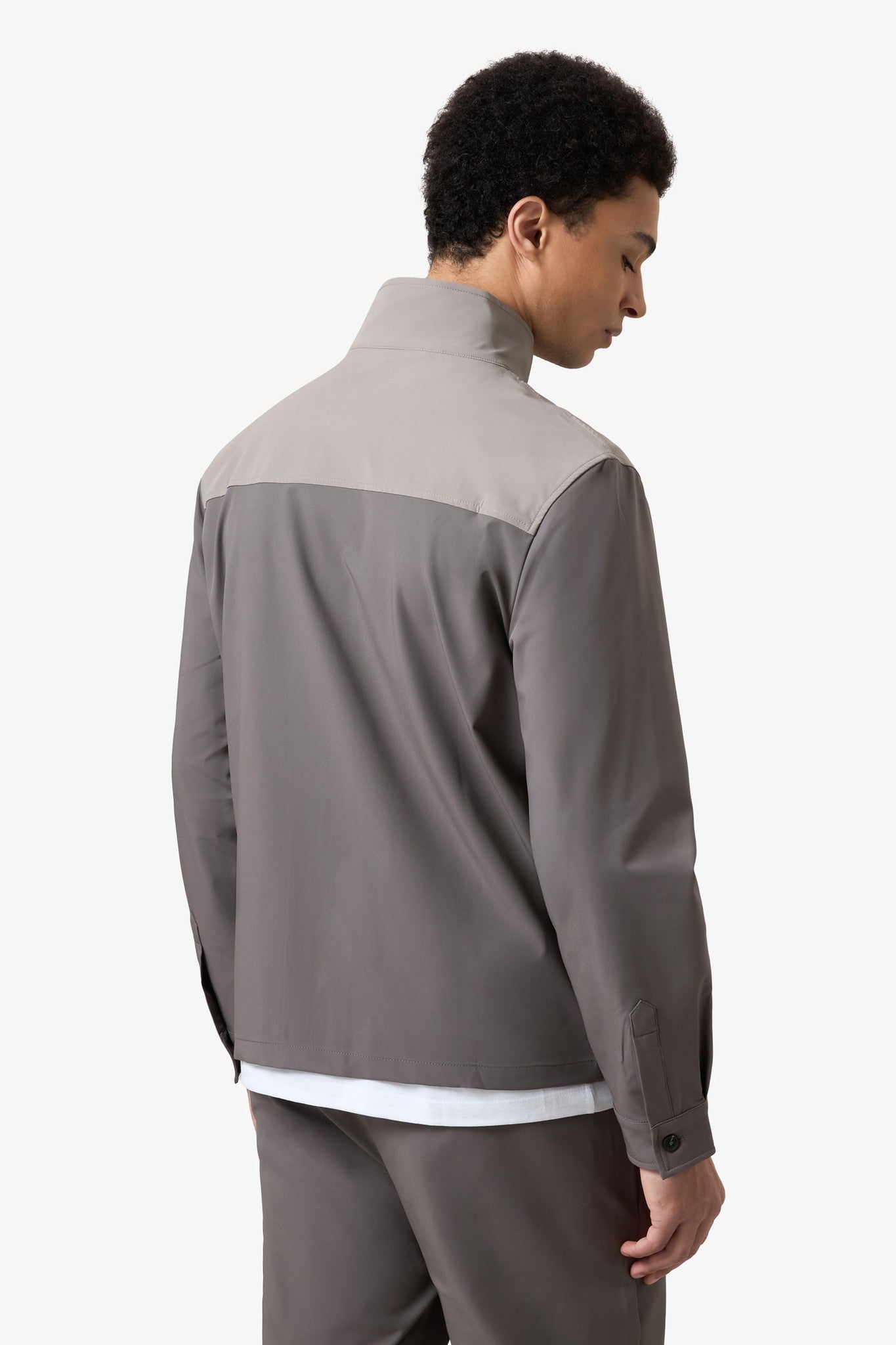 Color Jacket Brown Grey / Mushroom