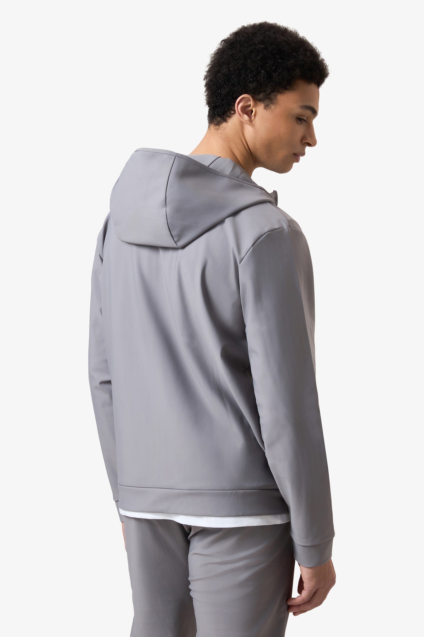 Hooded Tracksuit Vest Smoked Grey