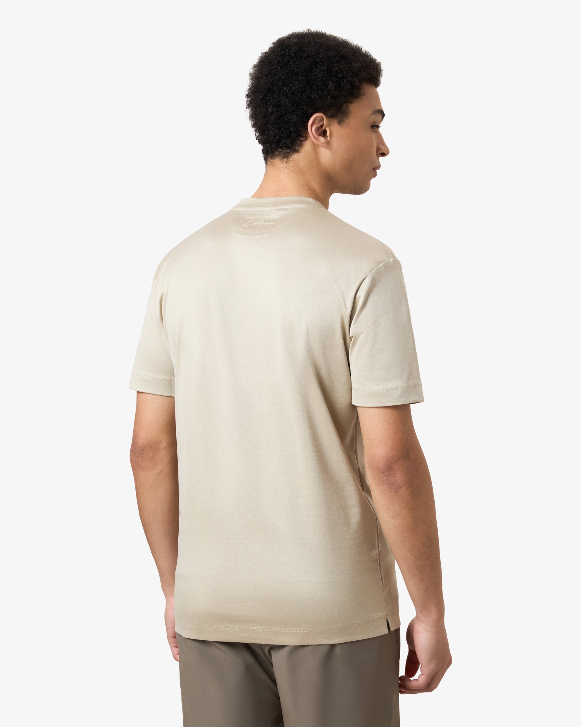 Mercerized Supima T-shirt - Sandy