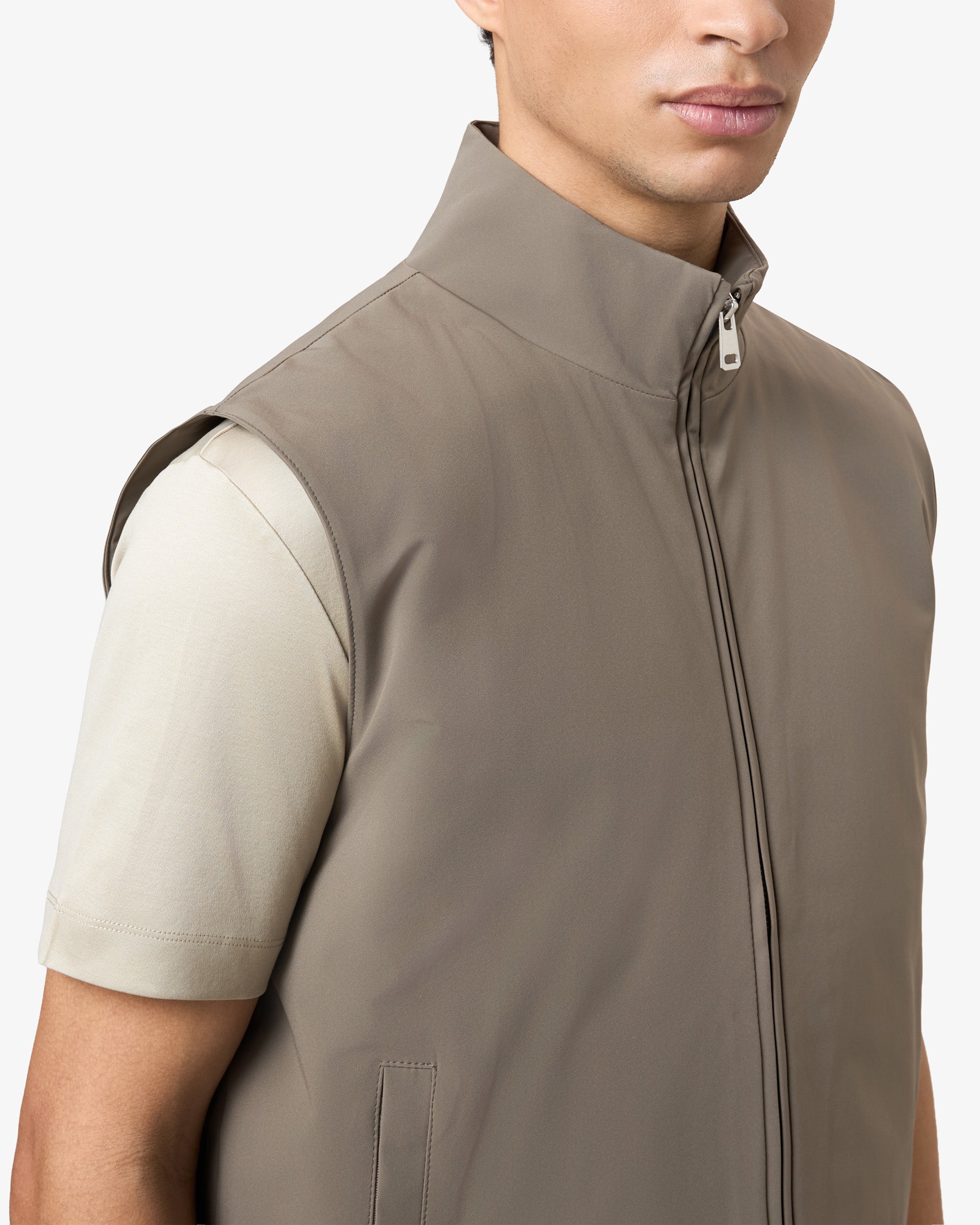 Padded Bodywarmer Taupe