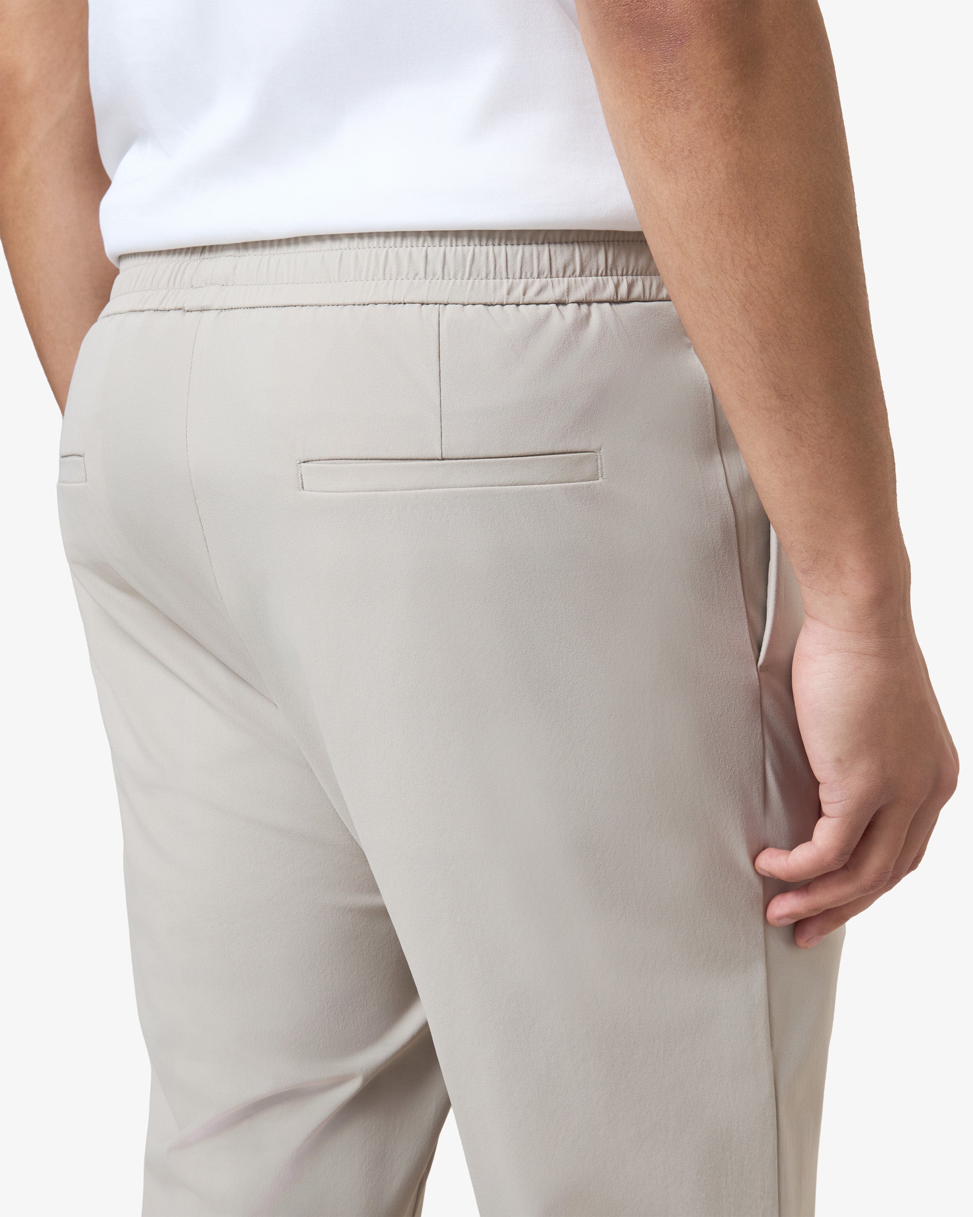 Stretch Pocket Pants - Light Grey