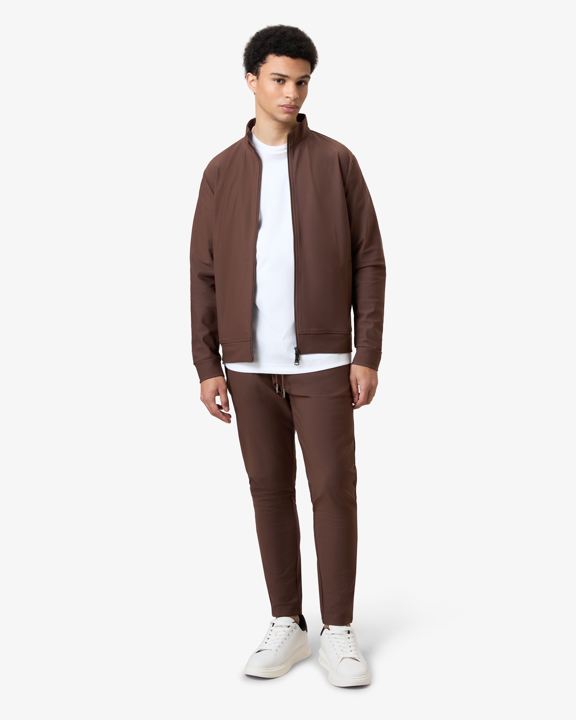 Collar Tracksuit Brown