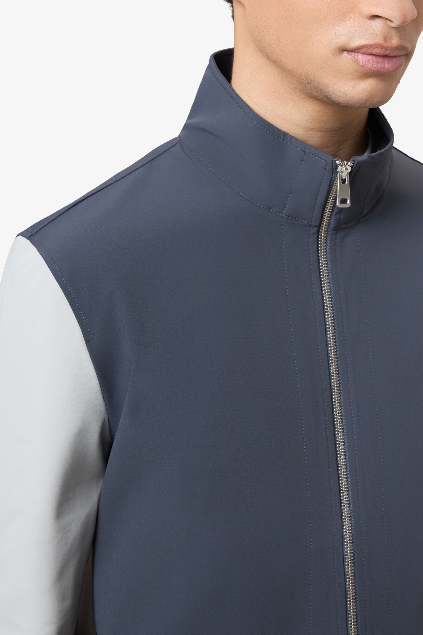 Color Jacket Slate Blue / Stone grey