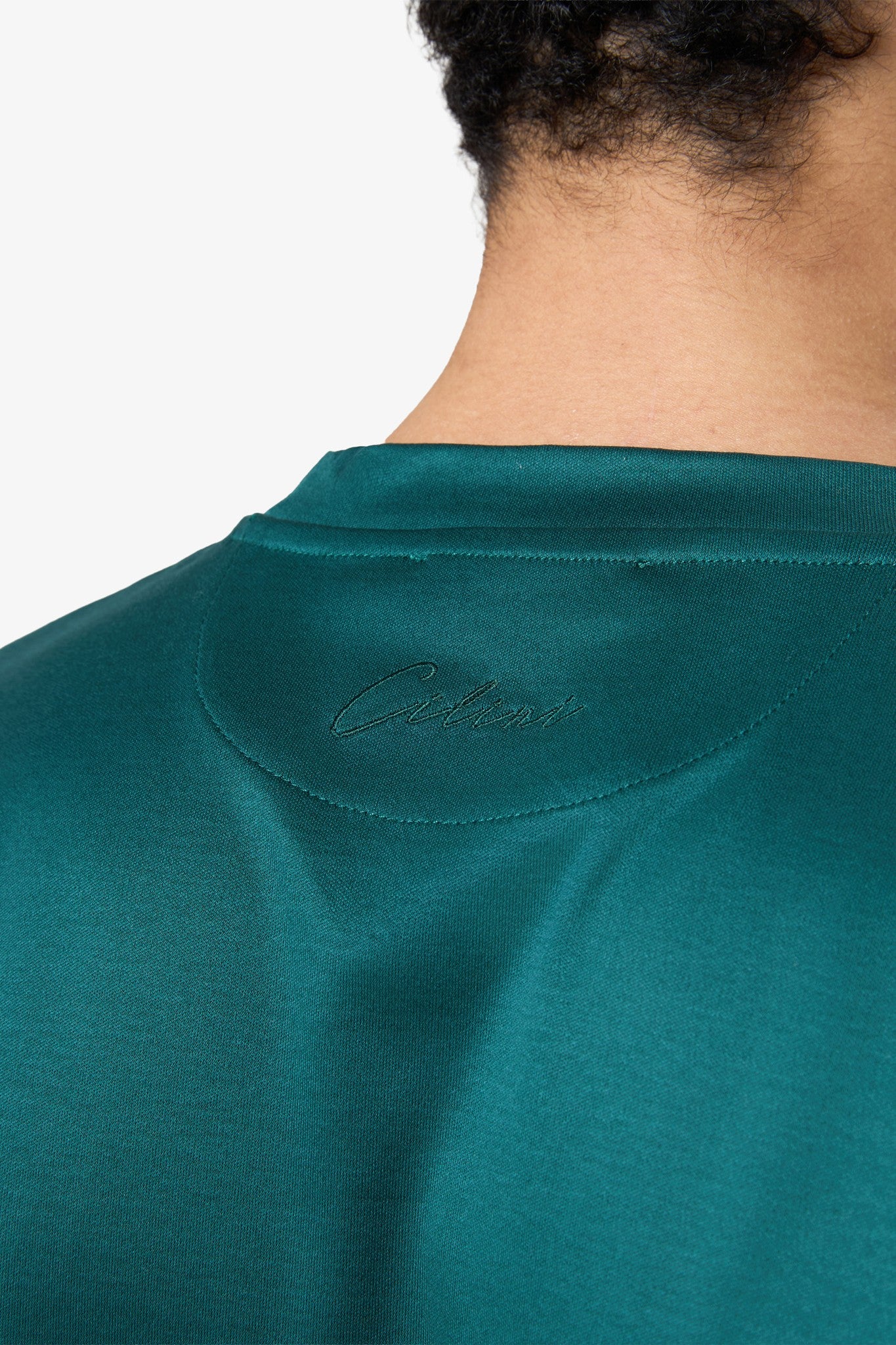 Mercerized Supima T-shirt - Petrol Green