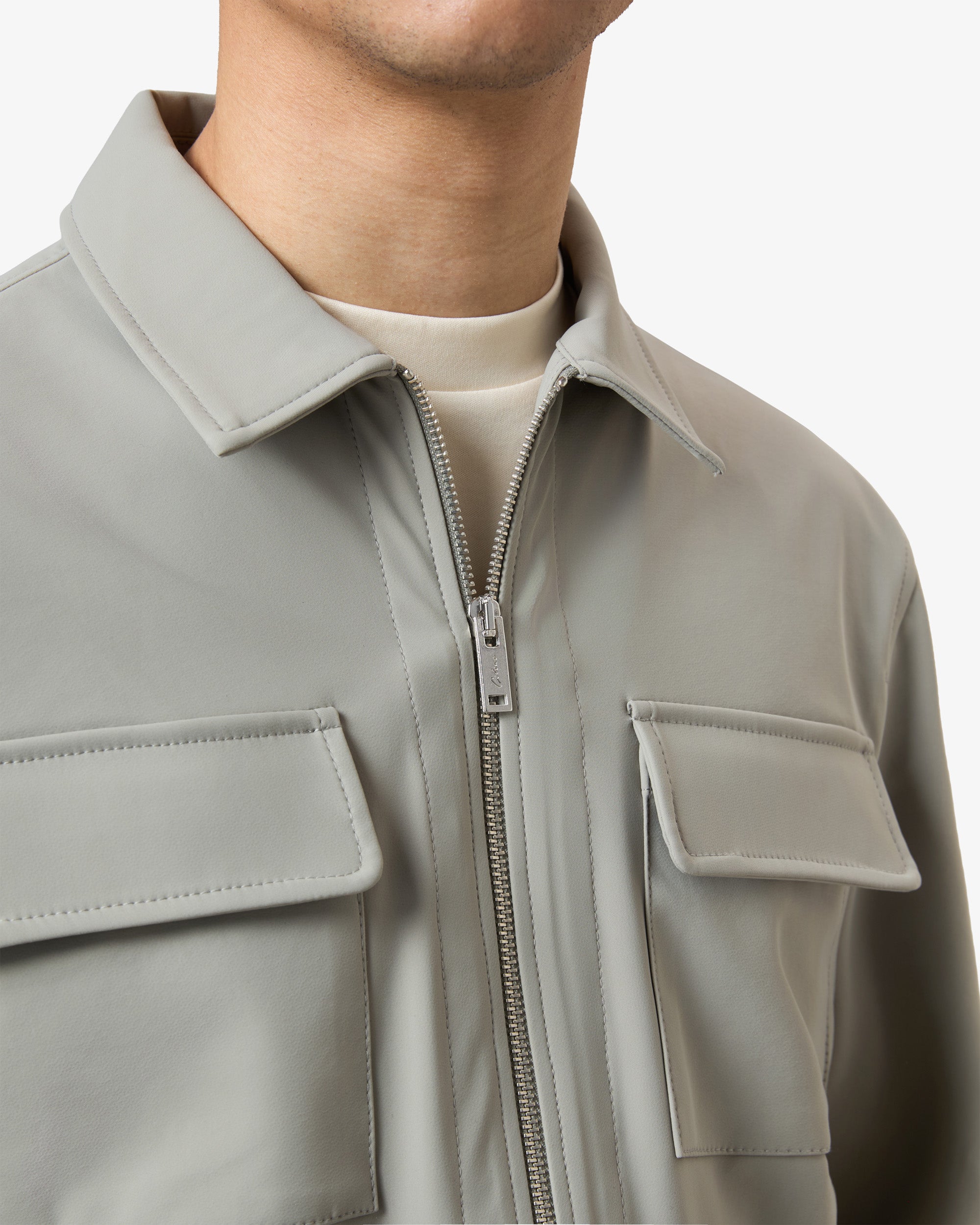 Duno Overshirt Jacket - Sage Green