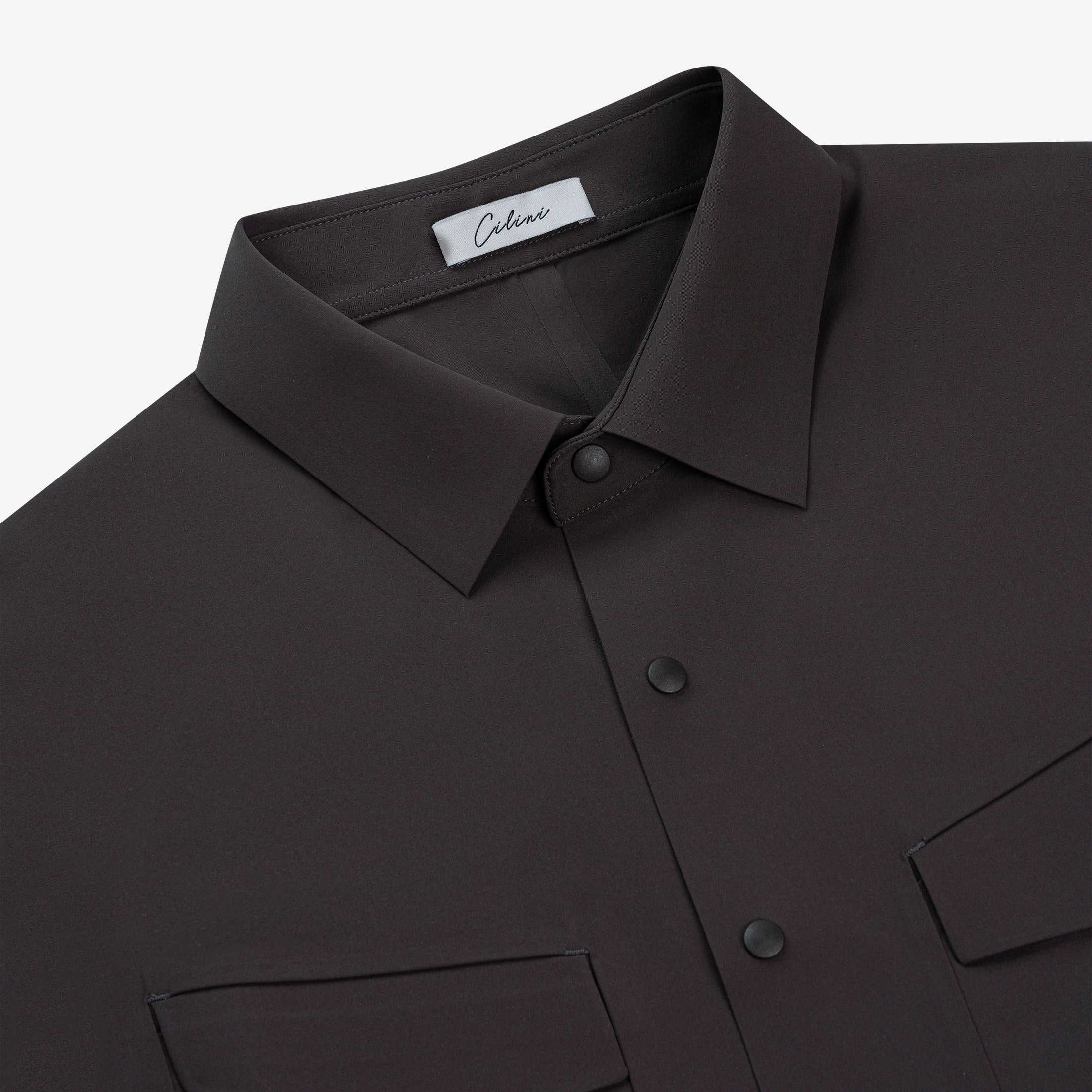 Pocket Overshirt - Brown