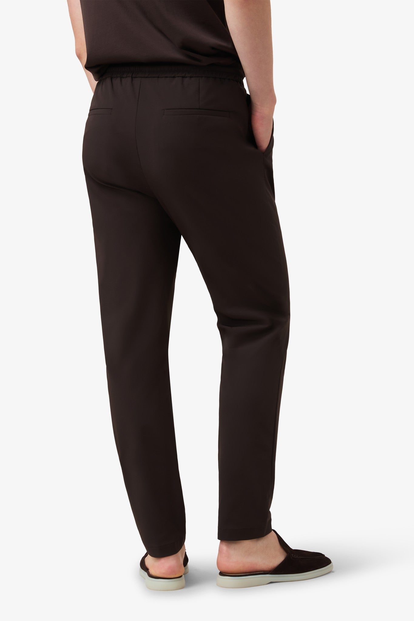 Casual Tech Pants Dark Brown