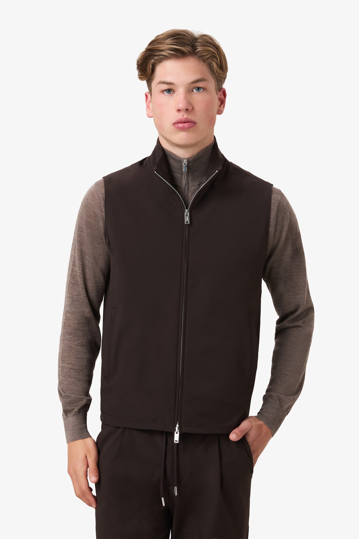 Gilet Dark Brown