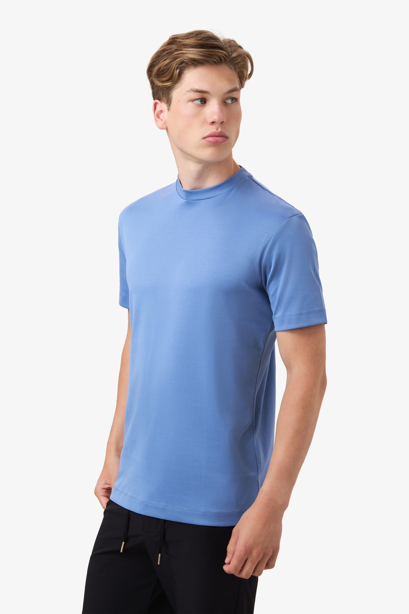Mercerized Supima T-shirt - Light Blue
