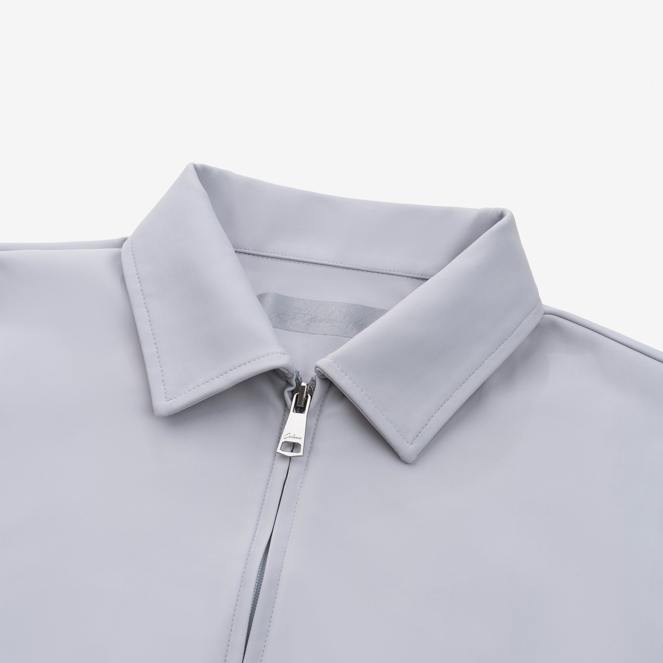 Collared Tracksuit - Light Grey