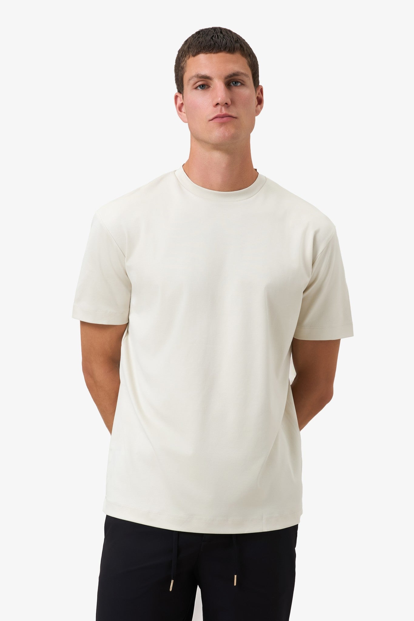 Double Mercerized T-shirt - Pearl White