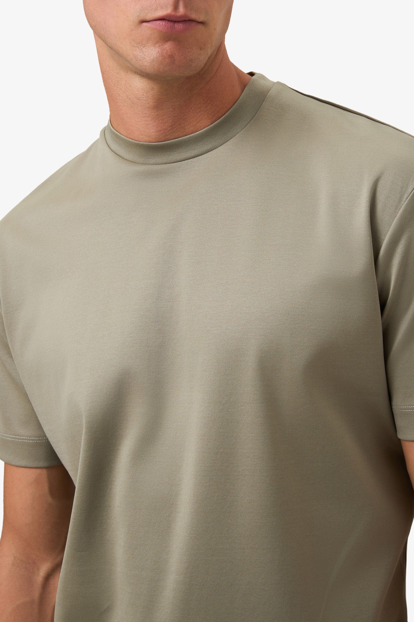 Double Mercerized T-shirt - Light Green