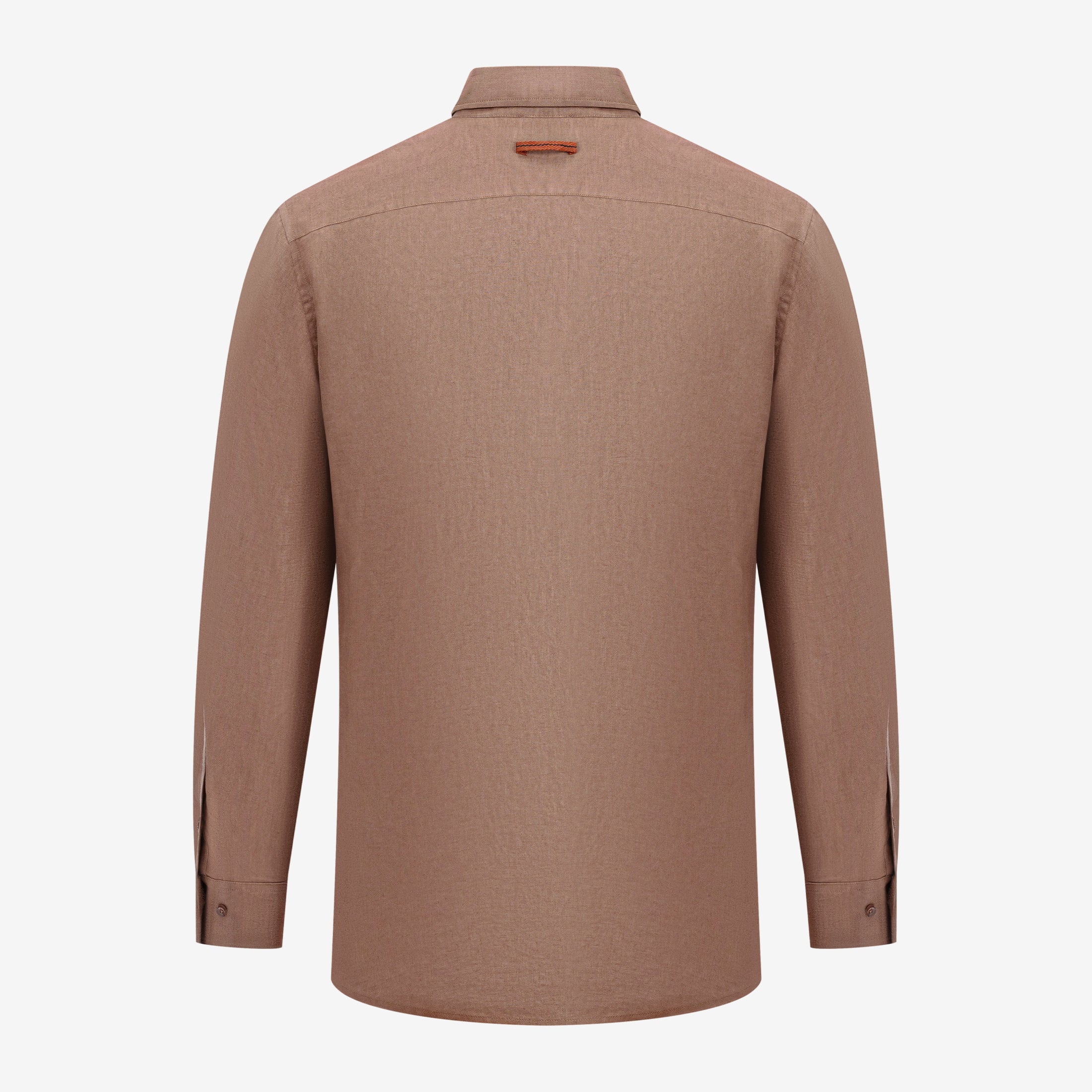 Linen Shirt - Clay Brown