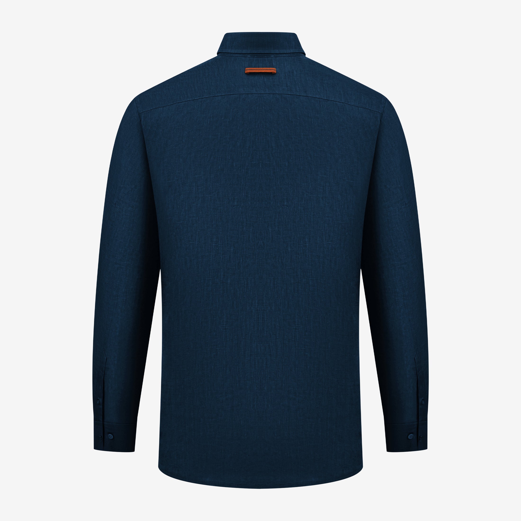 Linen Shirt - Navy Blue