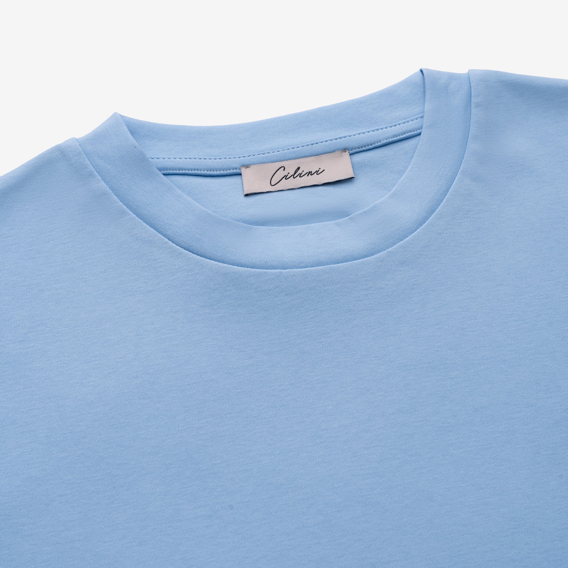 Mercerized Supima T-shirt - Bright Blue