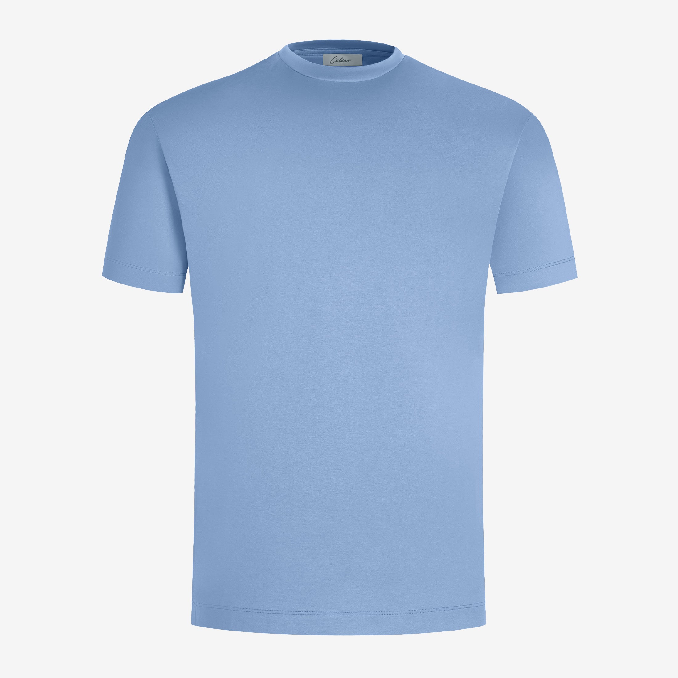 Mercerized Supima T-shirt - Bright Blue