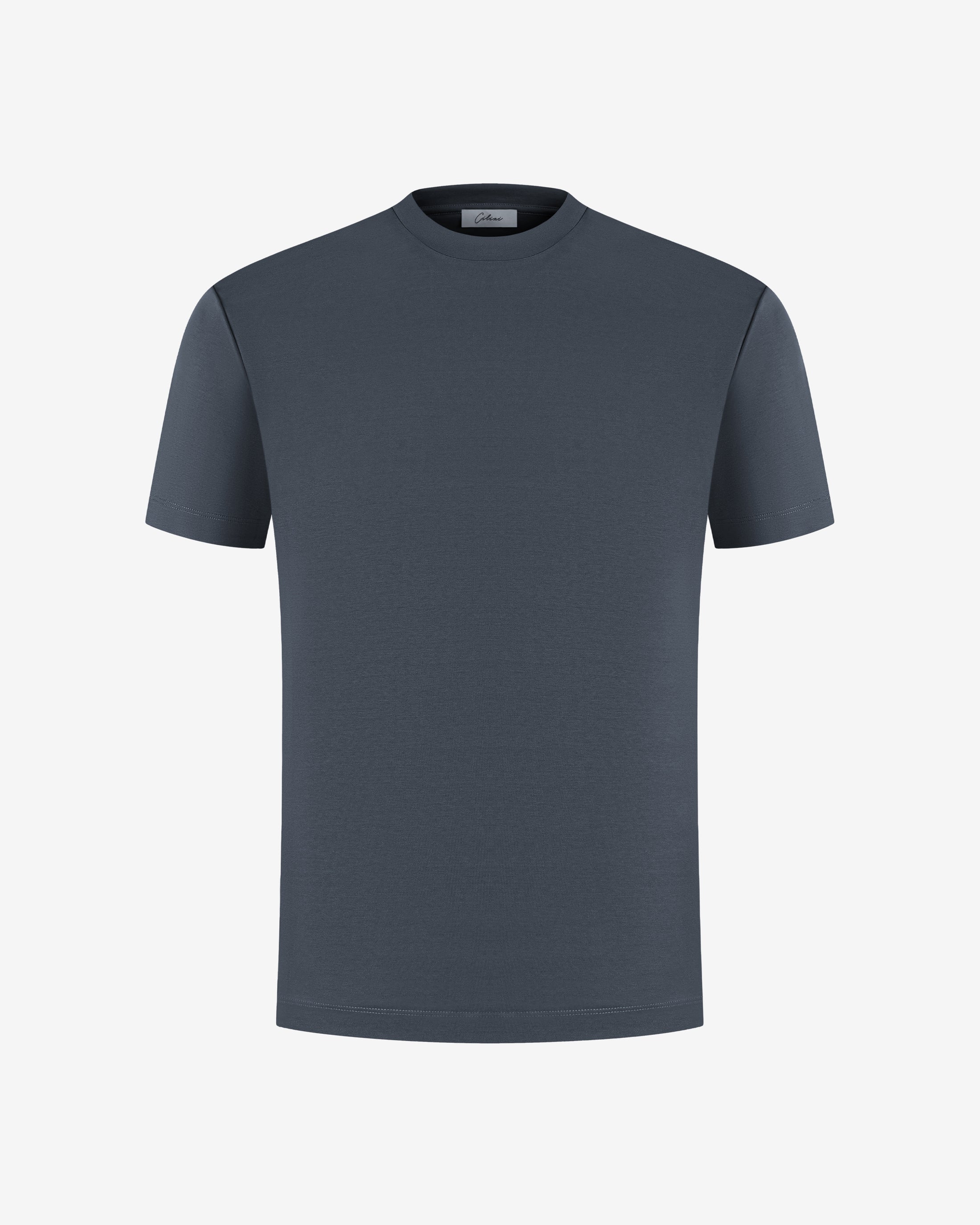 Double Mercerized T-shirt - Black Grey