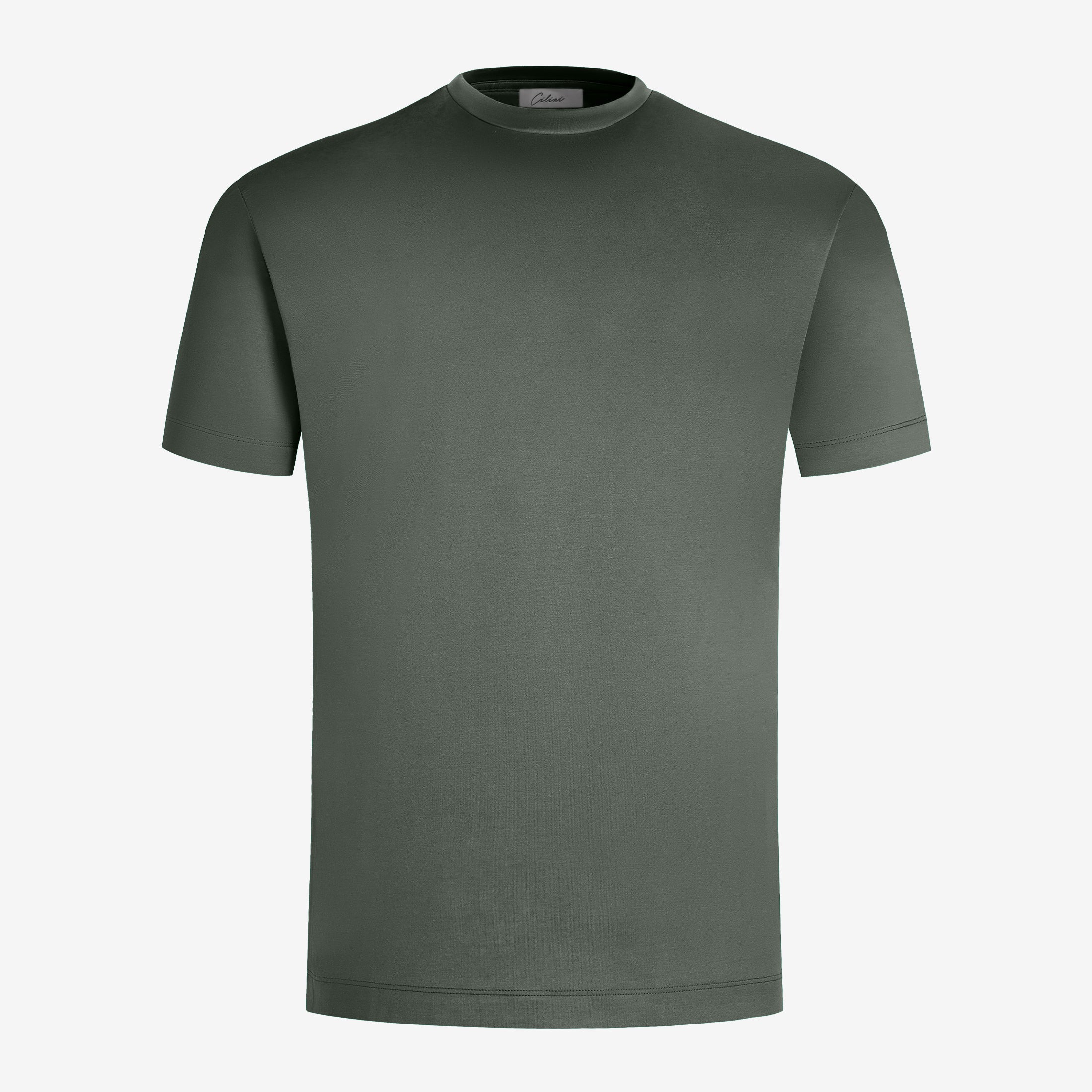Mercerized Supima T-shirt - Dark Green