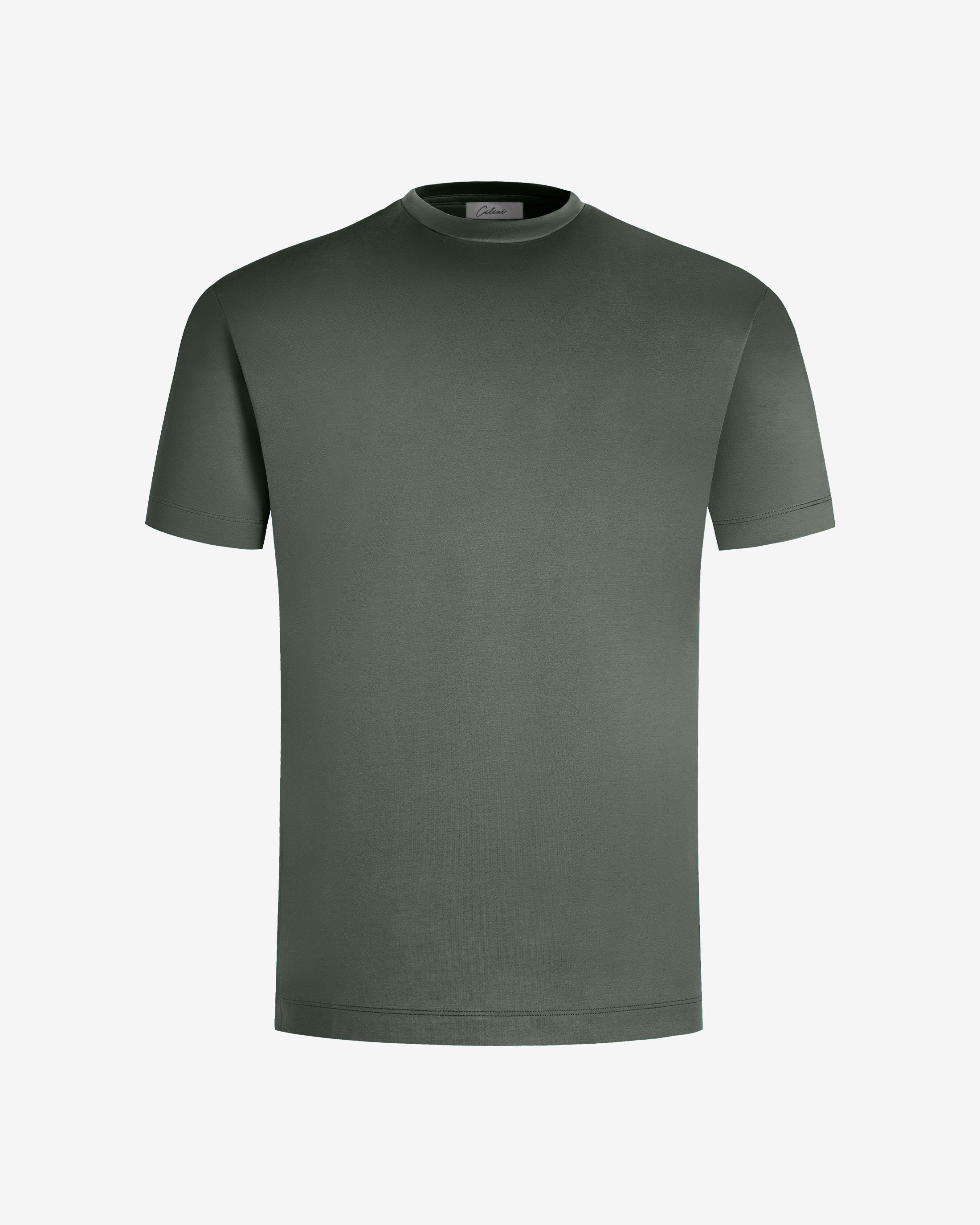 Mercerized Supima T-shirt - Dark Green