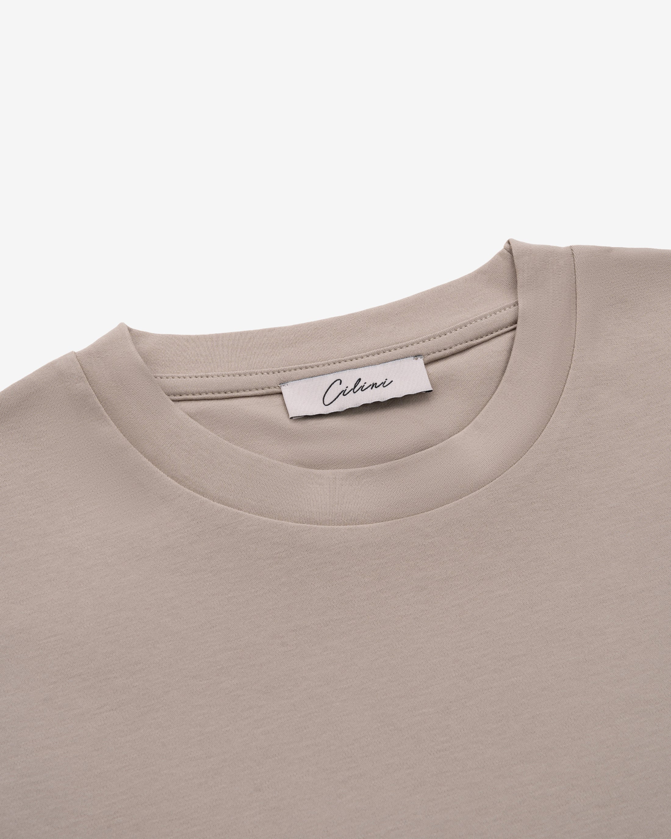 Mercerized Supima T-shirt - sandy