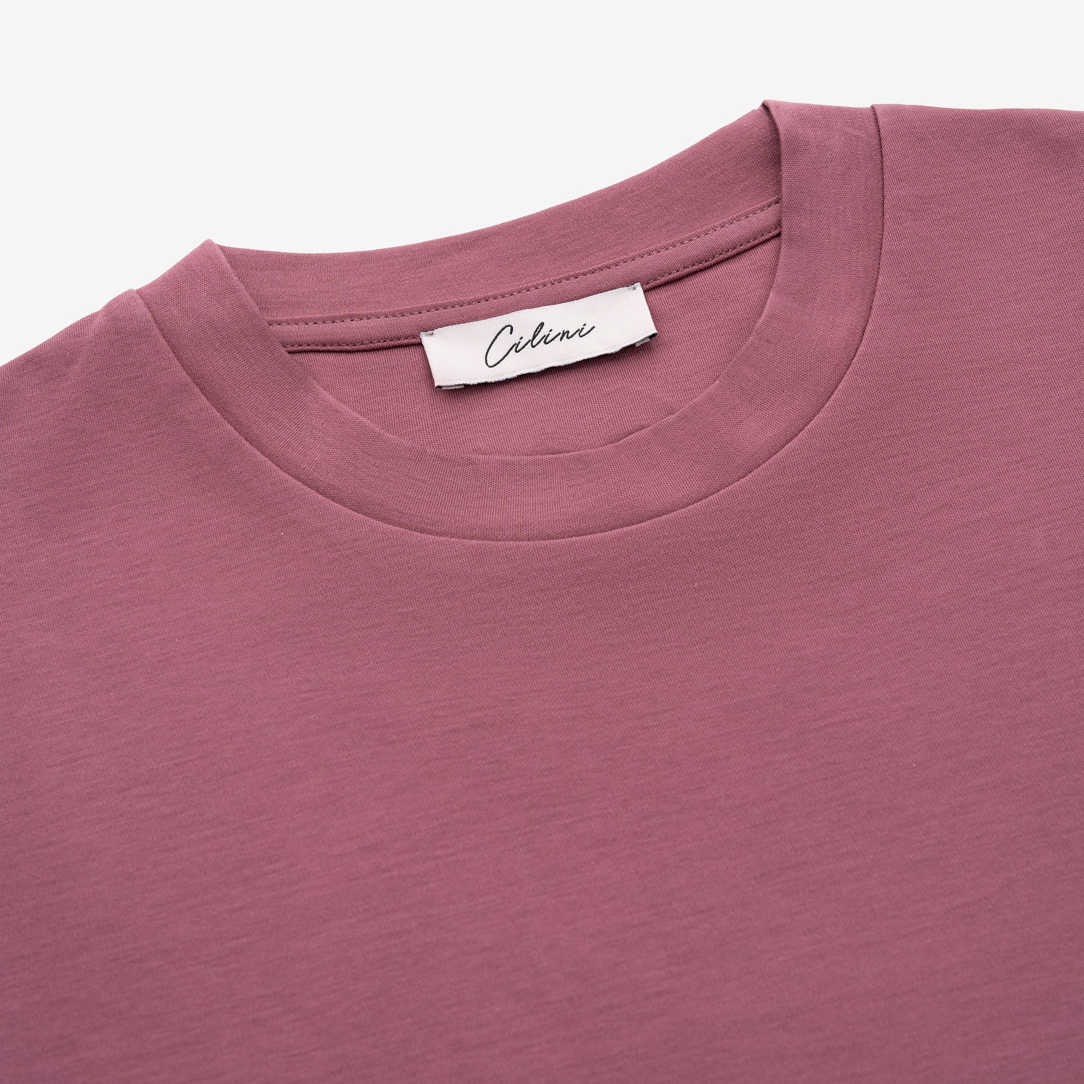 Mercerized Supima T-shirt - Bordeaux