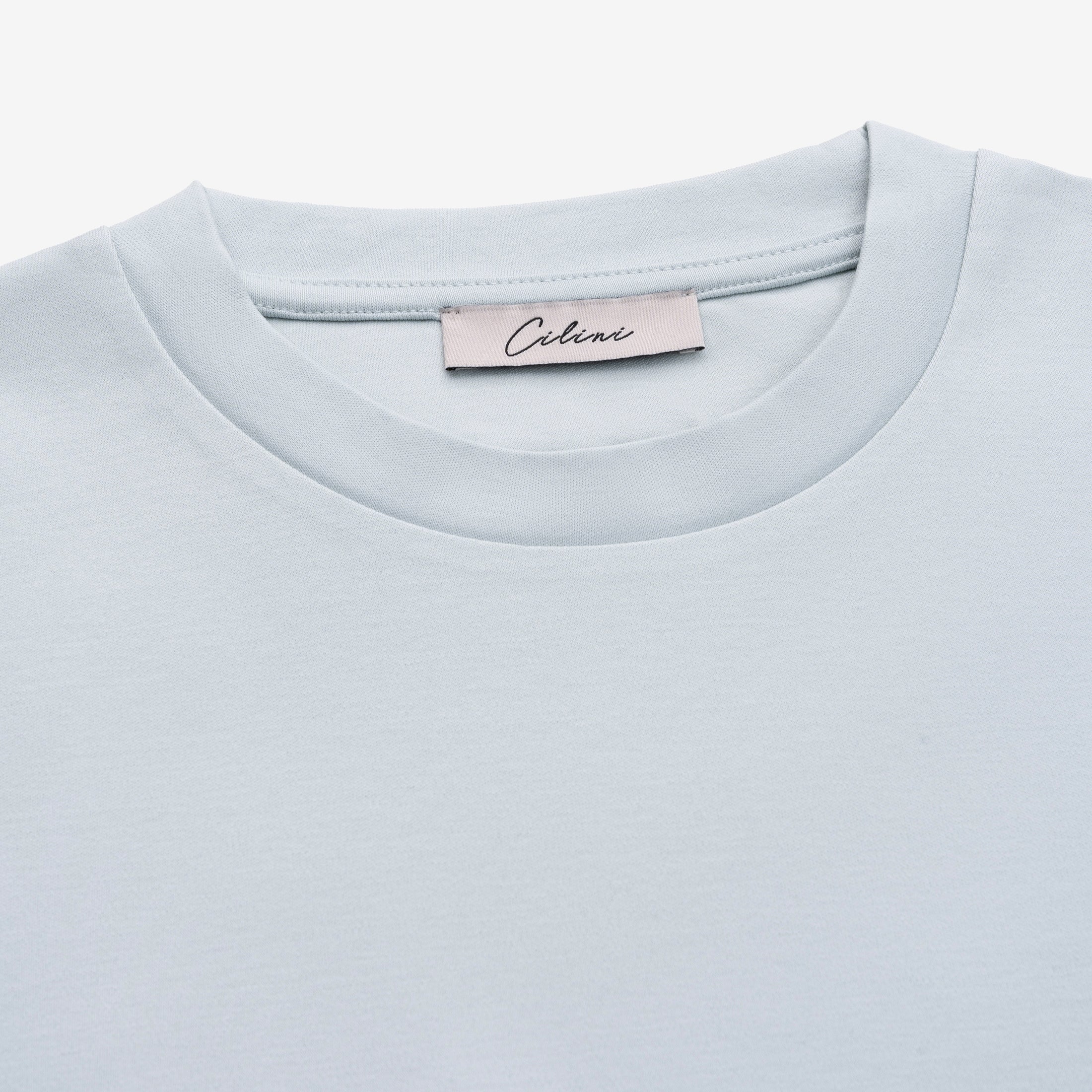 Mercerized Supima T-shirt - Light Blue