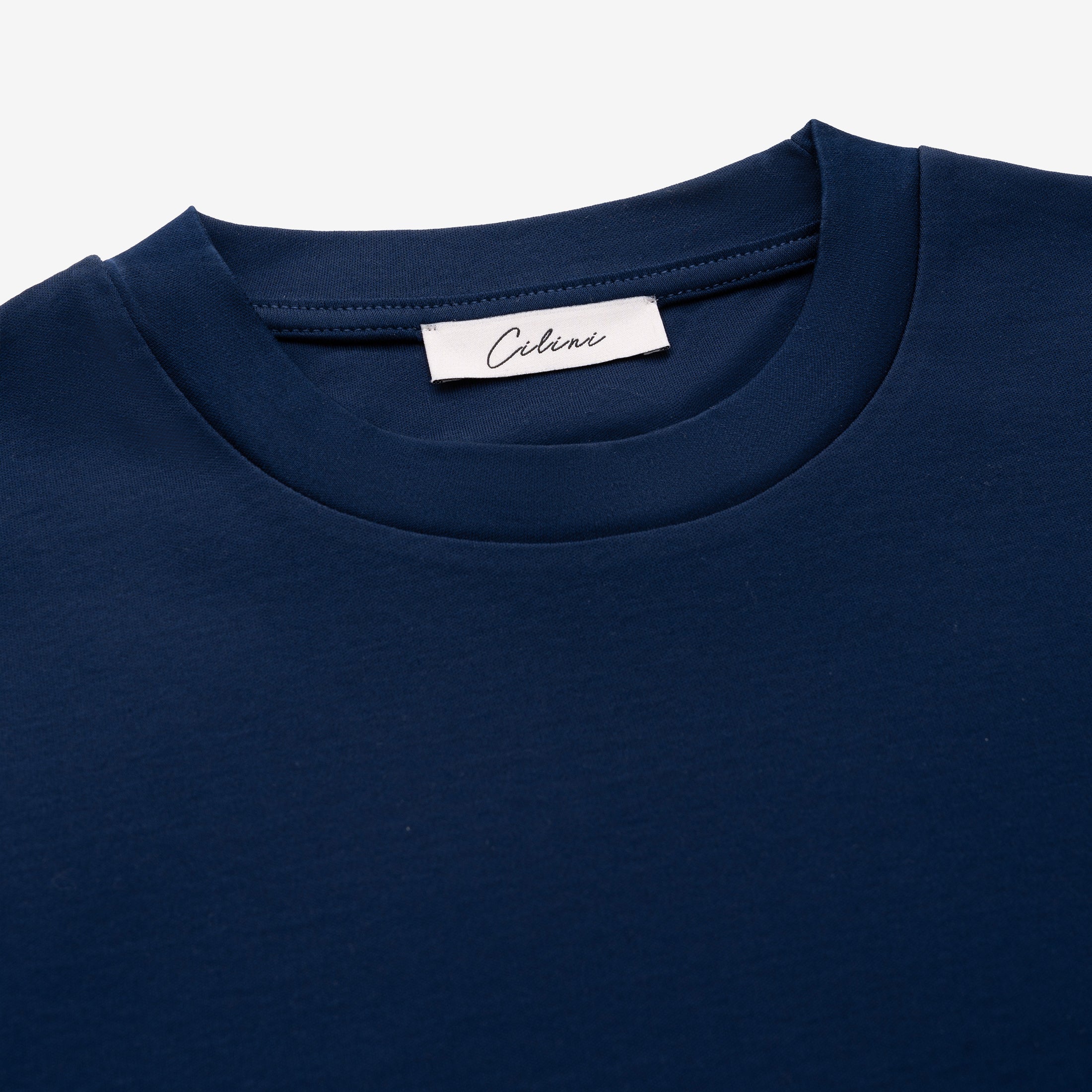 Mercerized Supima T-shirt - Navy