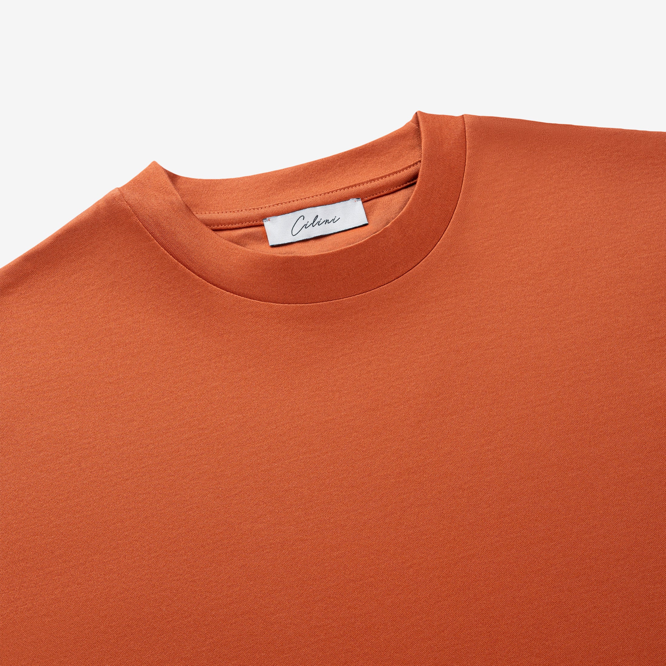 Double Mercerized T-shirt - Orange