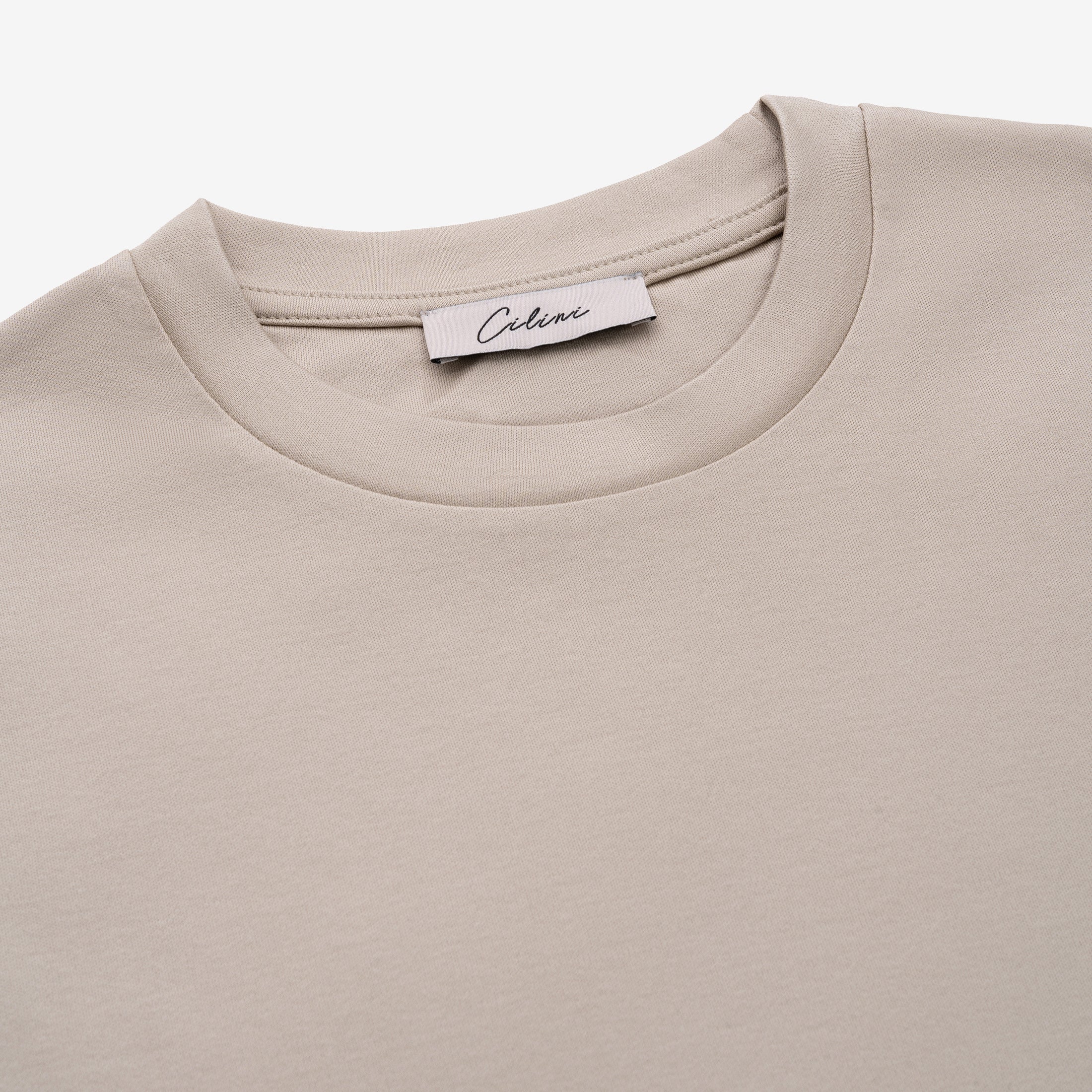 Mercerized Supima T-shirt - Beige