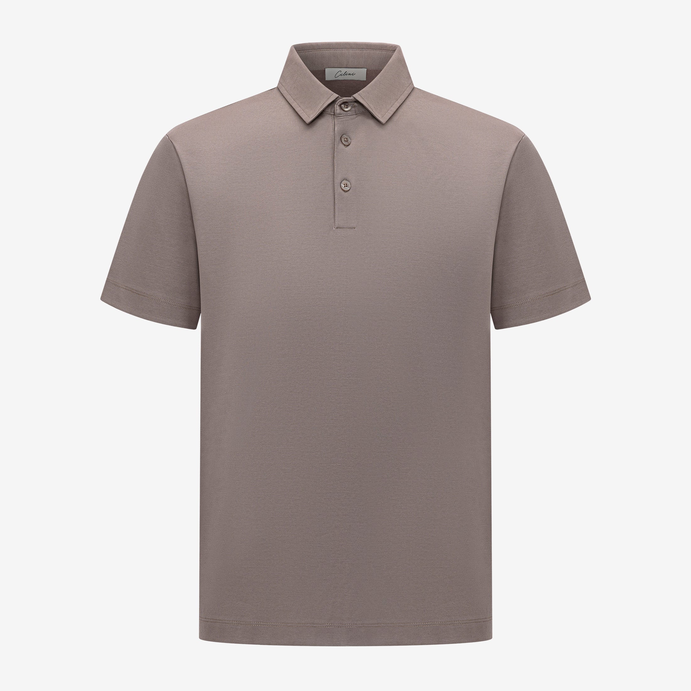 Mercerized Polo - Taupe