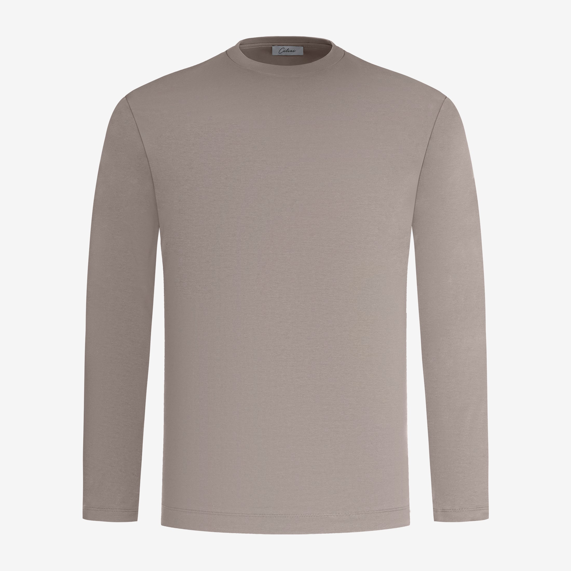 Mercerized Longsleeve - Taupe