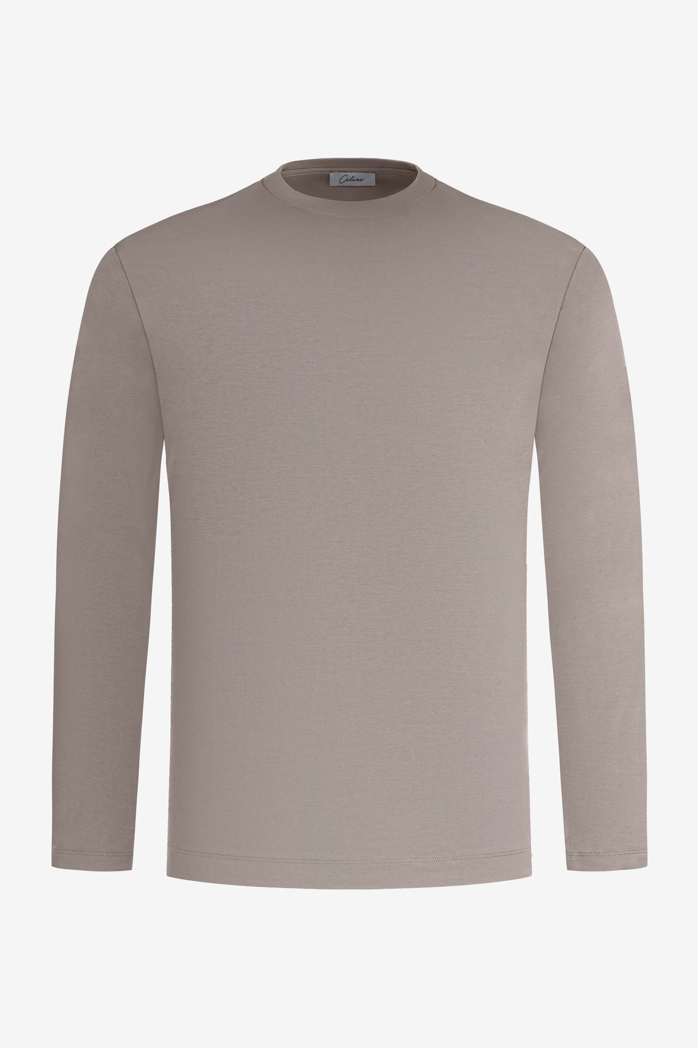 Mercerized Longsleeve - Taupe