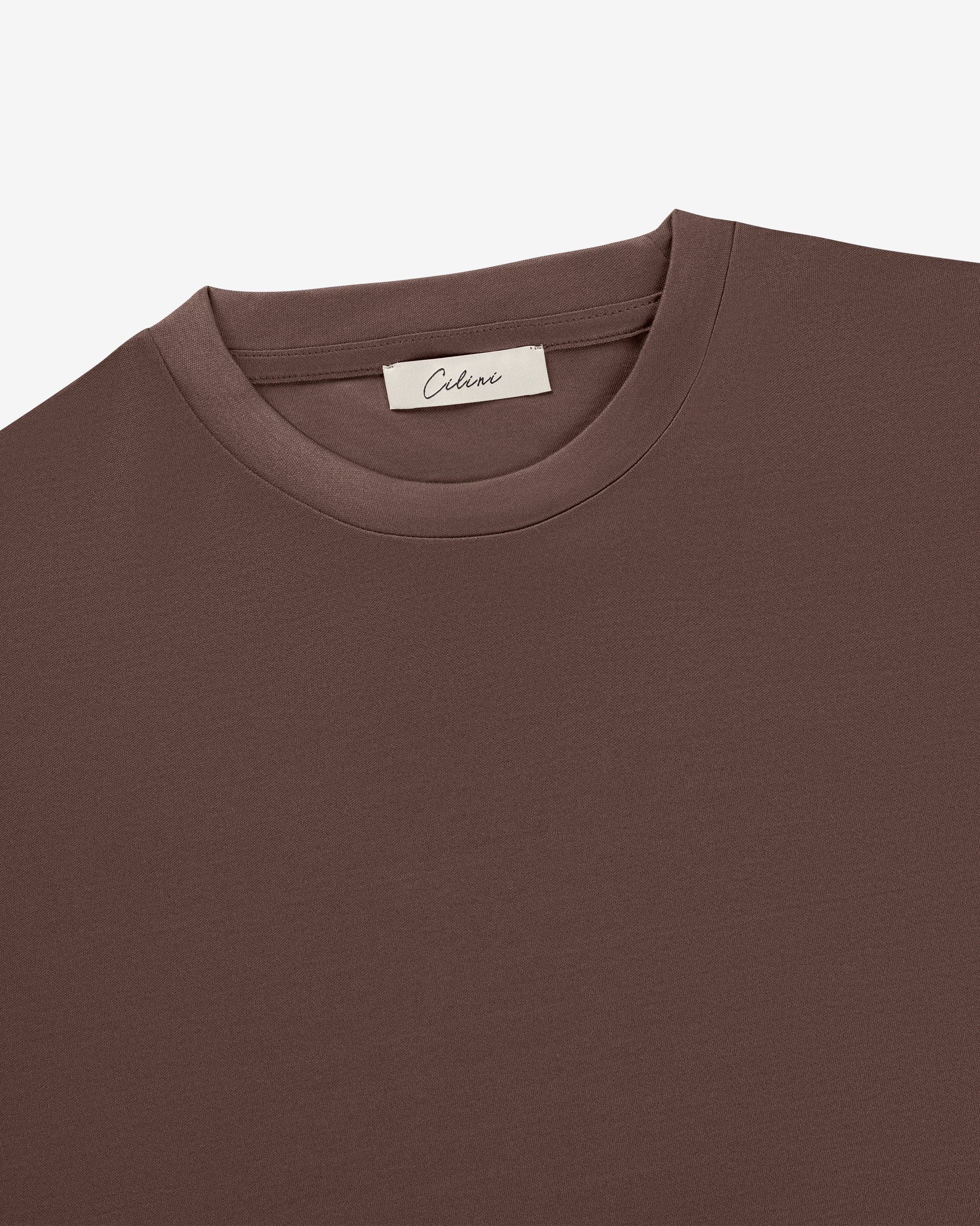 Mercerized long sleeve - Red Brown
