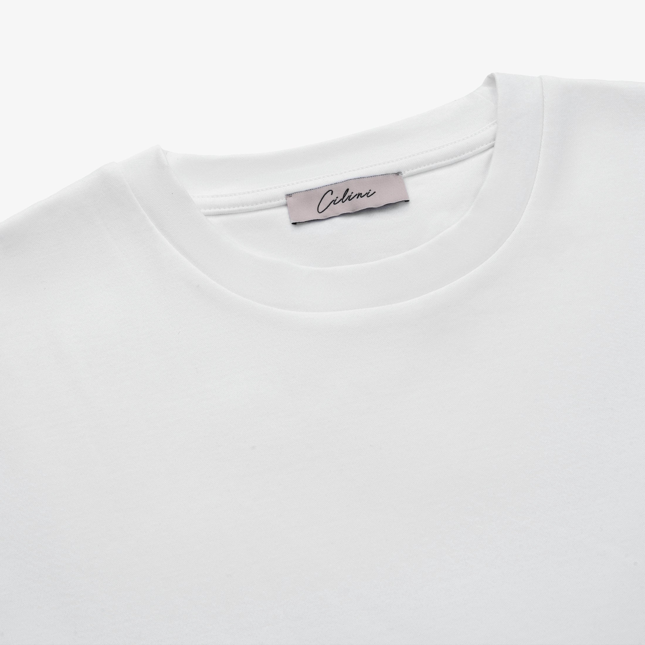 Mercerized Longsleeve - White