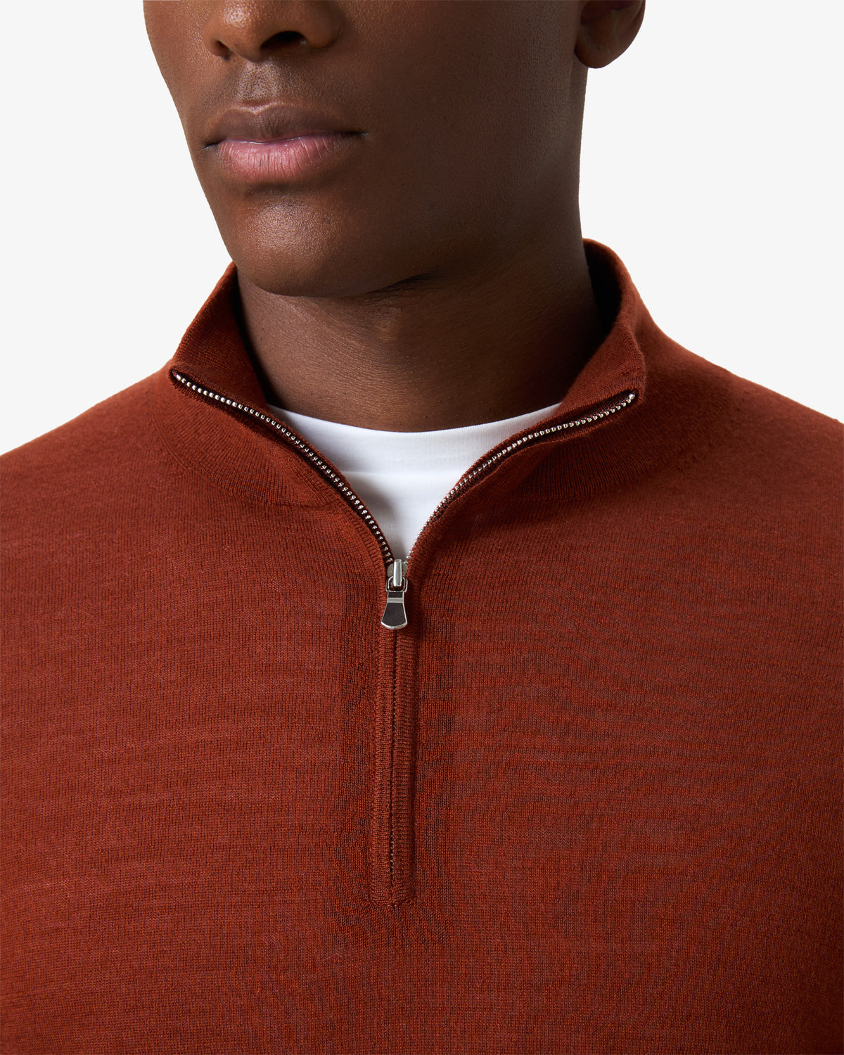 Cashmere Wool Half Zip Vest Quarter Zip
- Lava