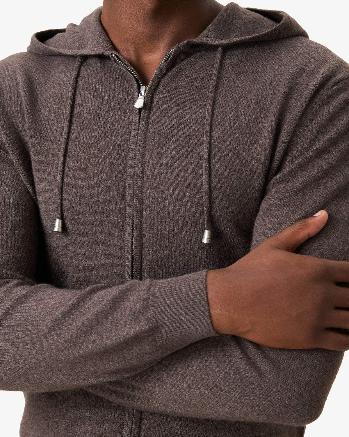 Wool Hoodie - Umber