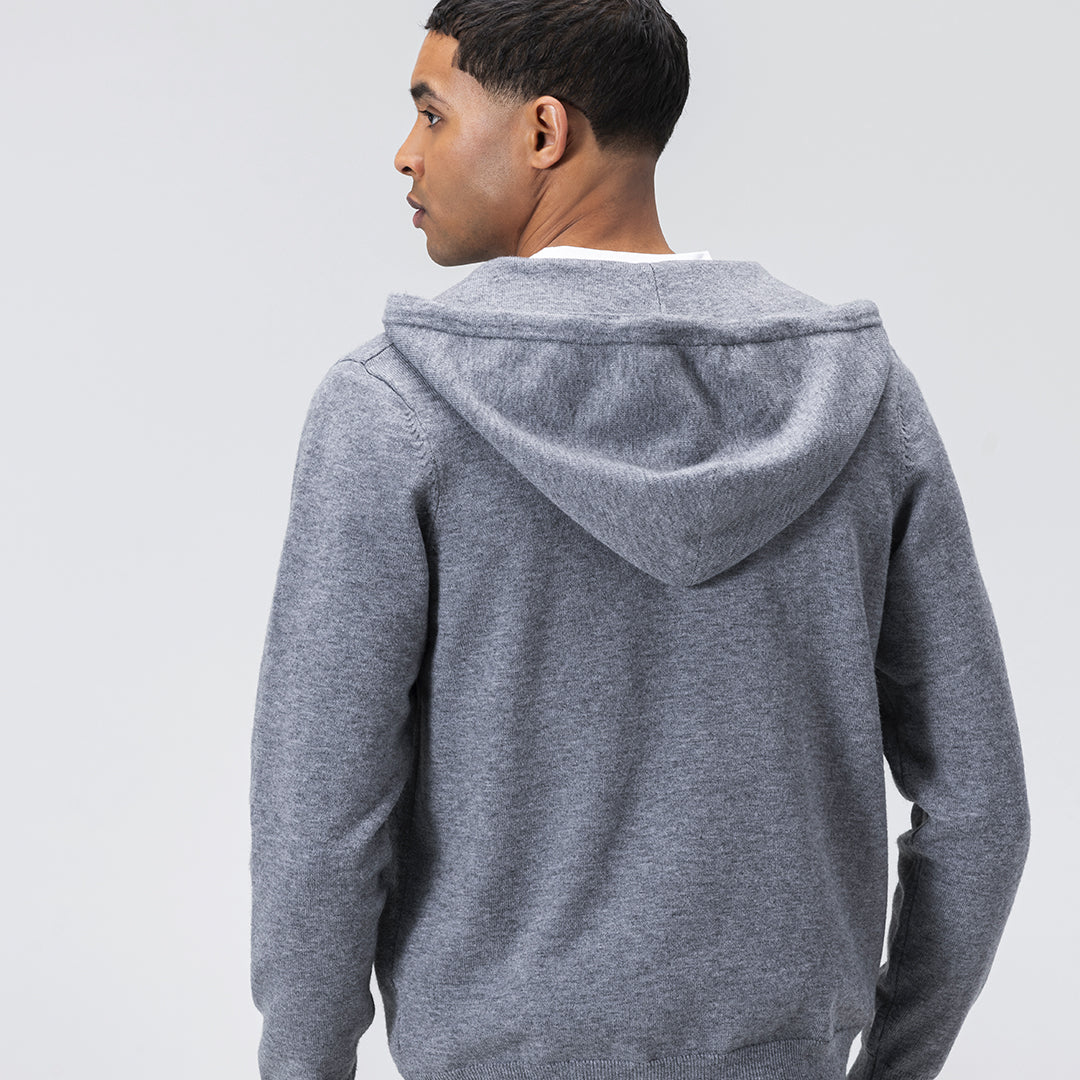 Cashmere / Wool Tracksuit - Light Grey