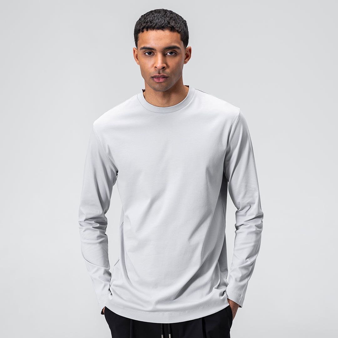 Mercerized Longsleeve - Grey