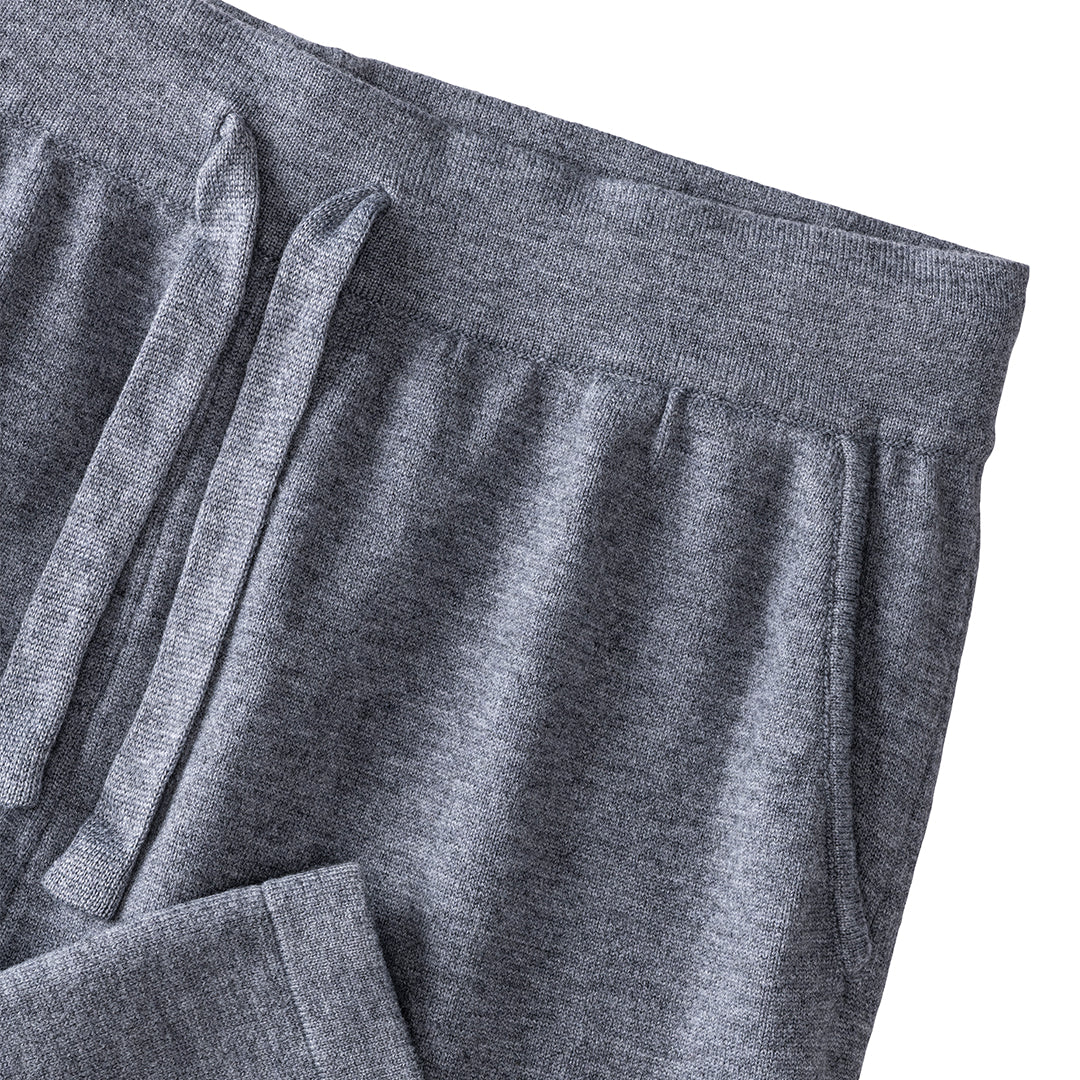 Cashmere / Wool Tracksuit - Light Grey