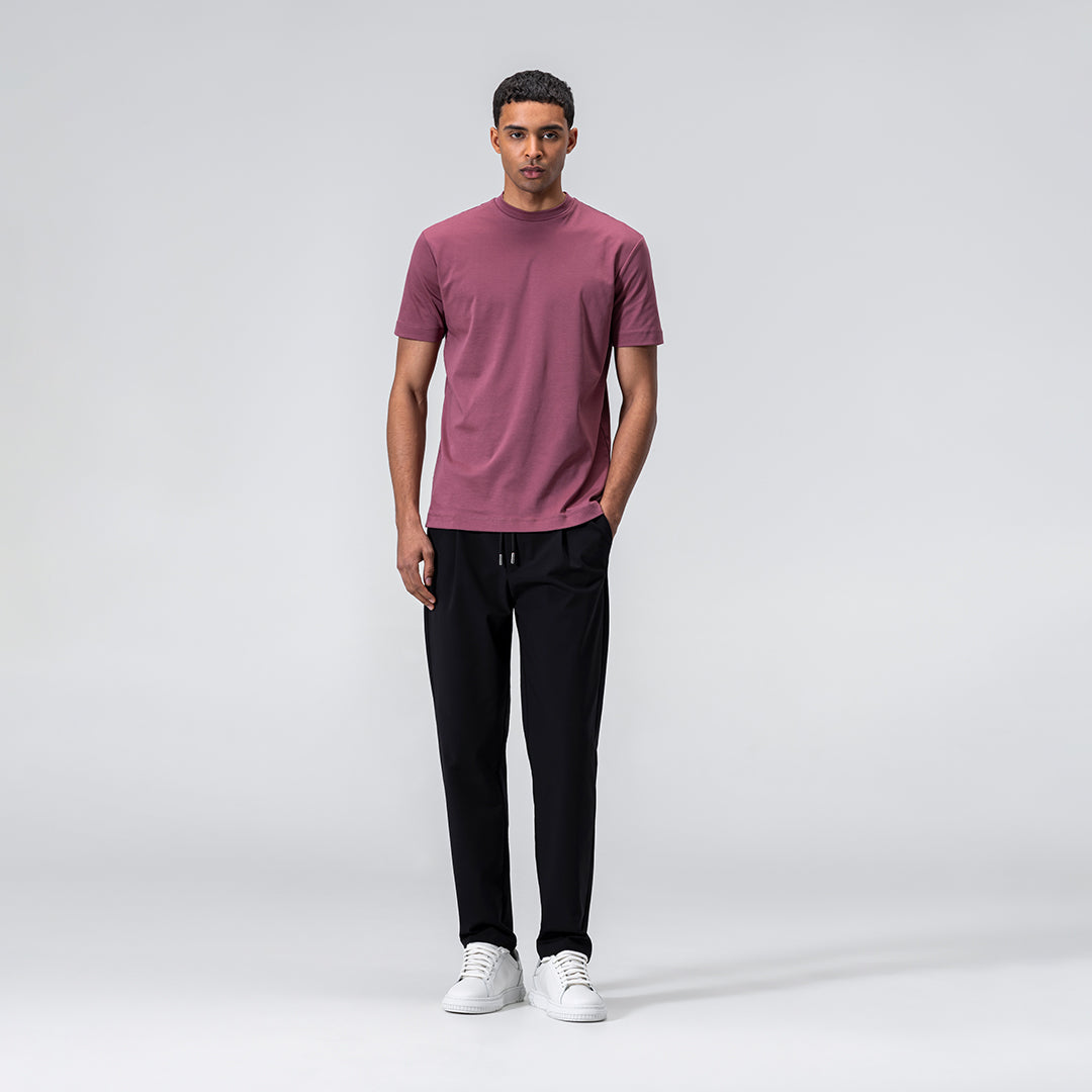 Mercerized Supima T-shirt - Bordeaux
