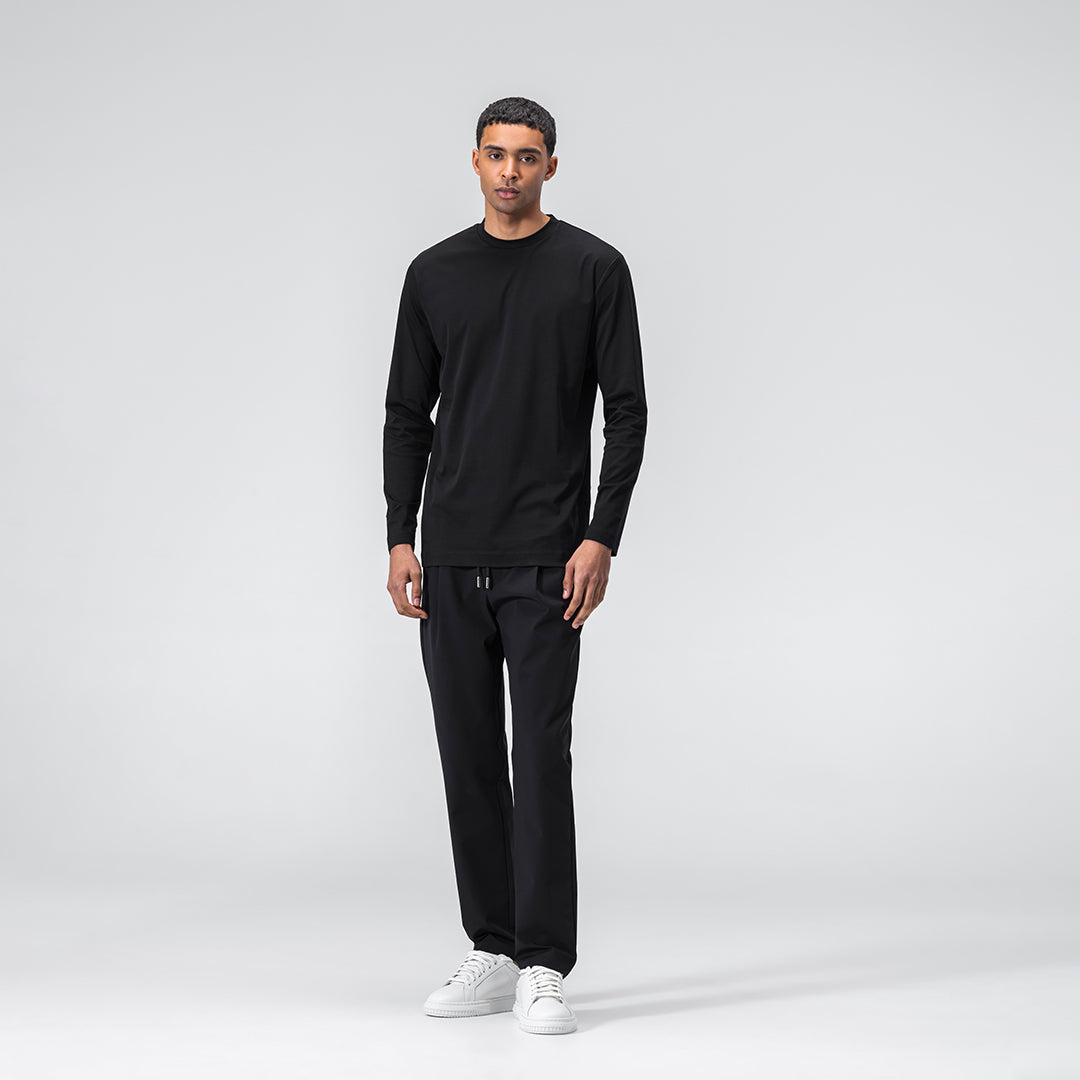 Mercerized Longsleeve - Black