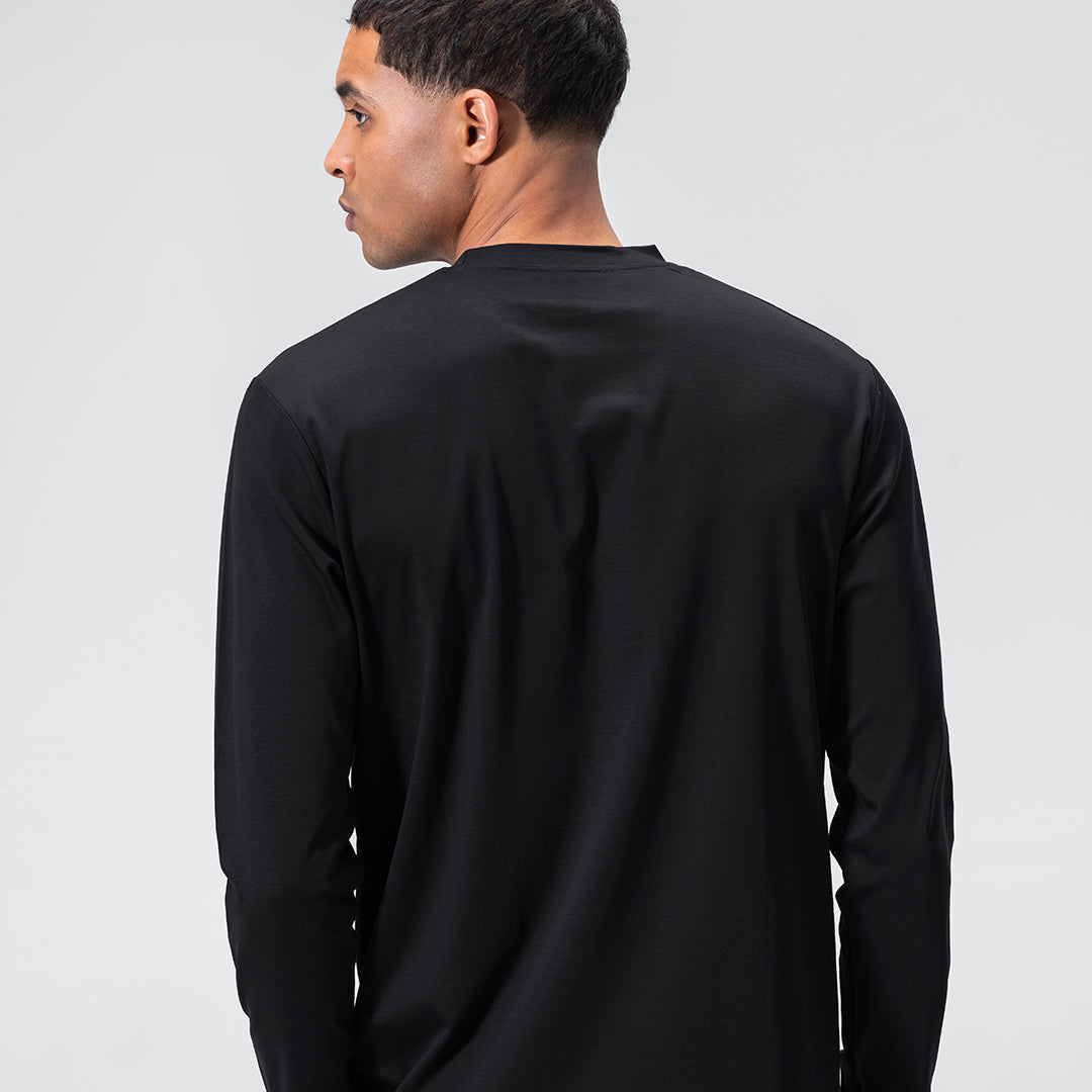 Mercerized Longsleeve - Black