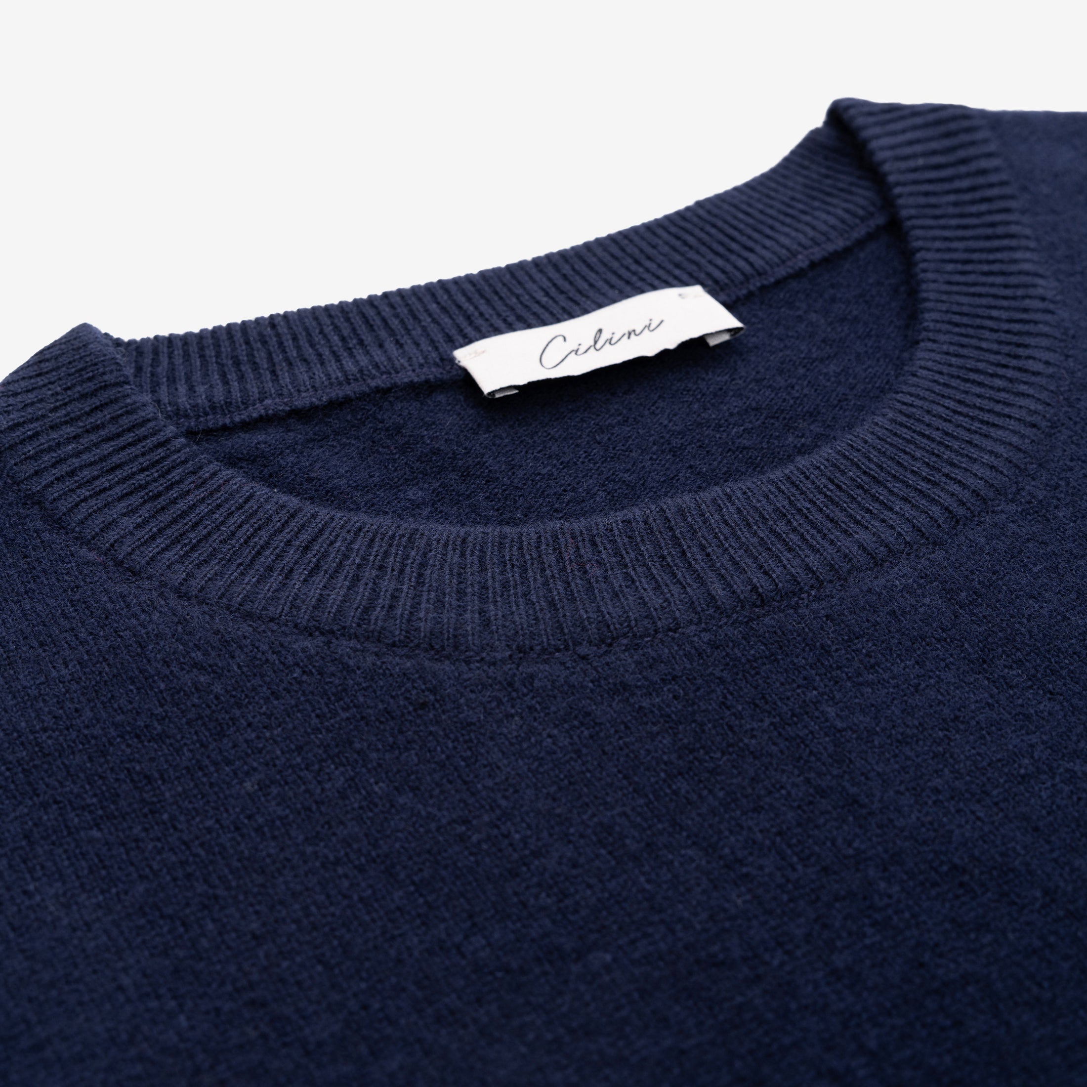 Wool Tee - Navy