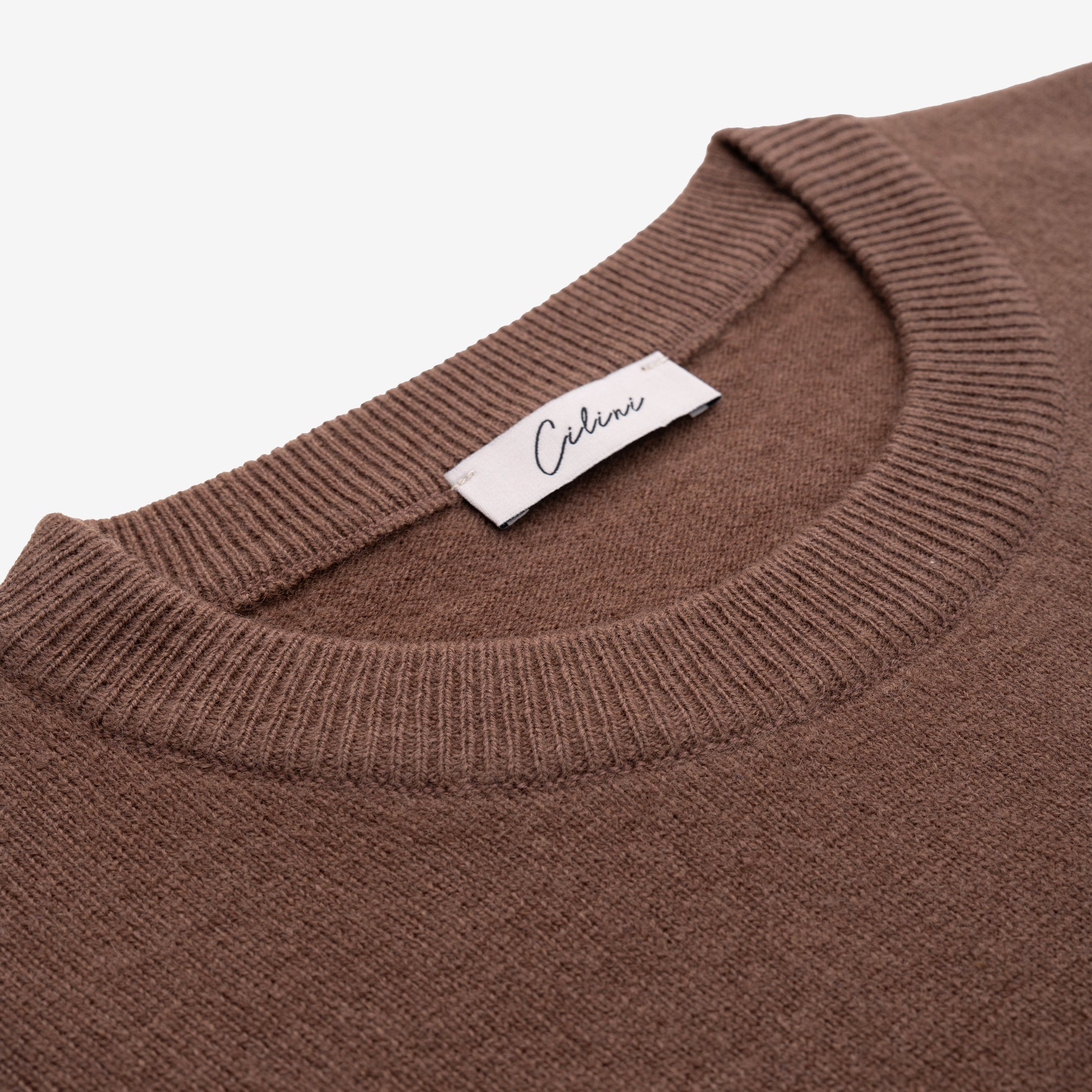 Wool Tee - Brown