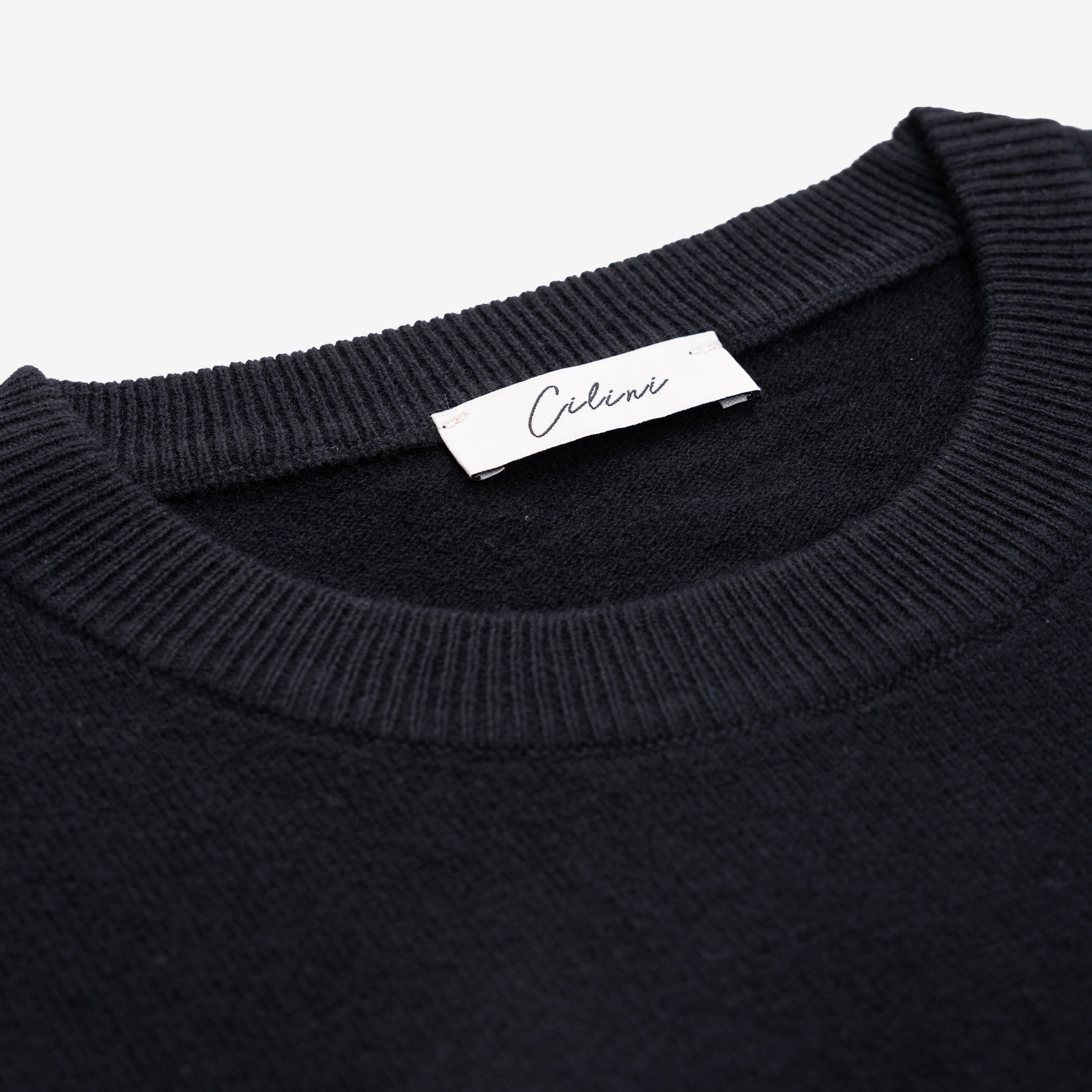 Wool Tee - Black